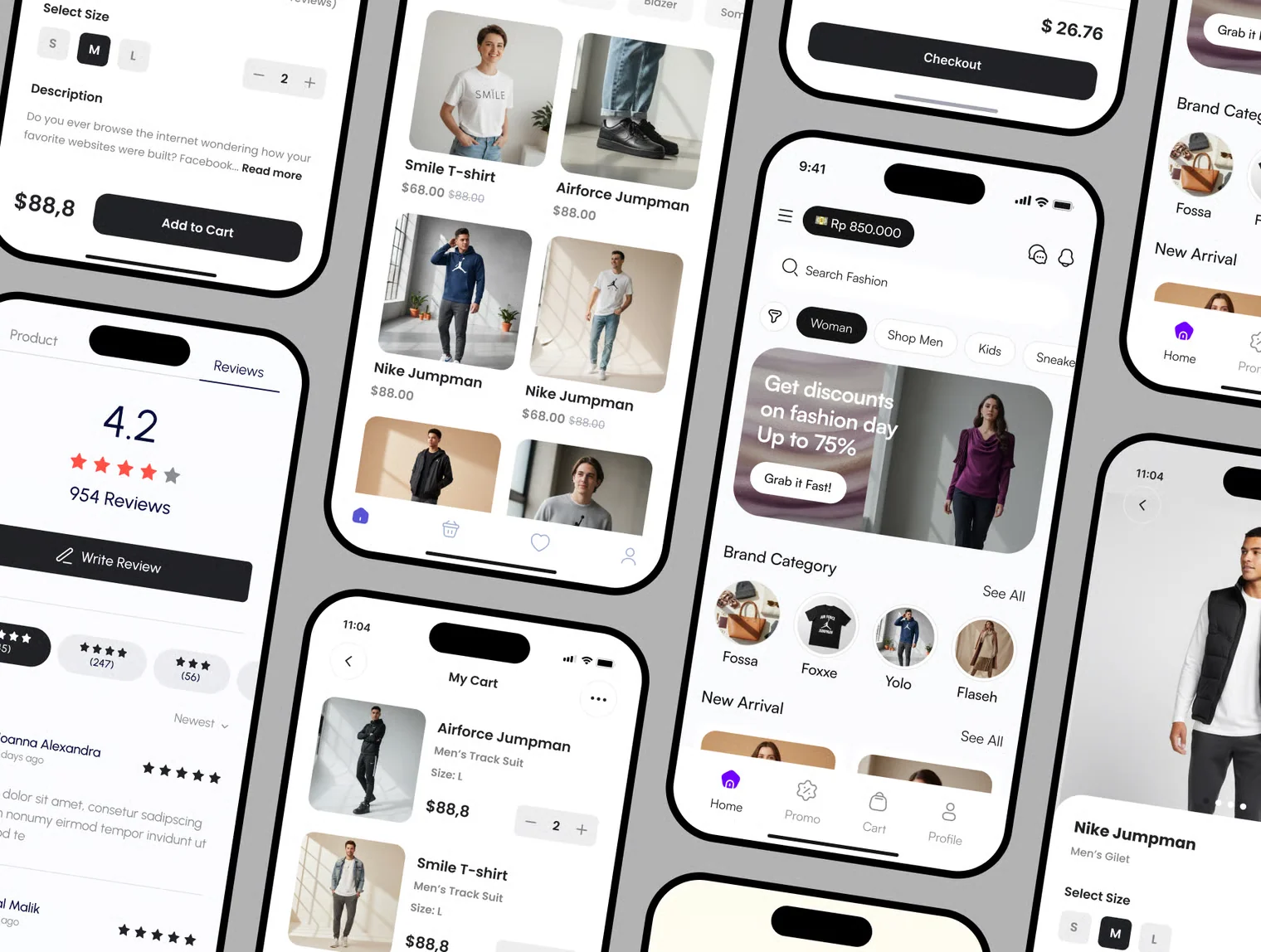 Styla Fashion E-commerce Mobile App UI Kit 3