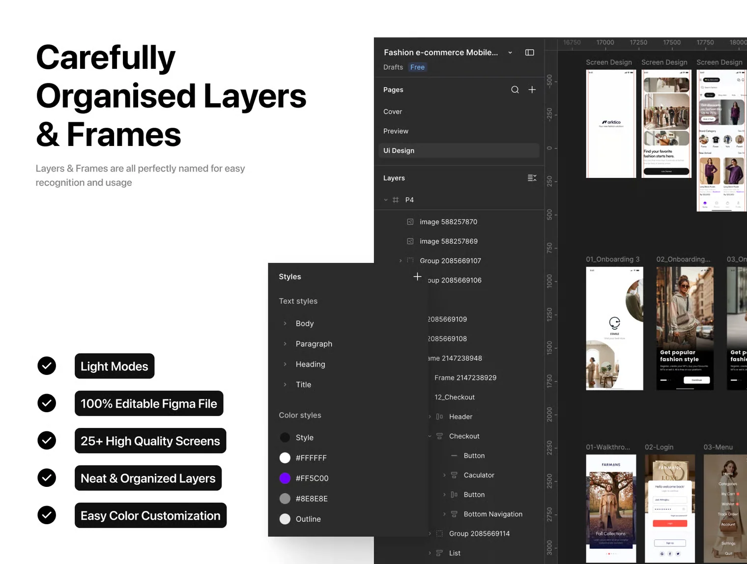Styla Fashion E-commerce Mobile App UI Kit 4