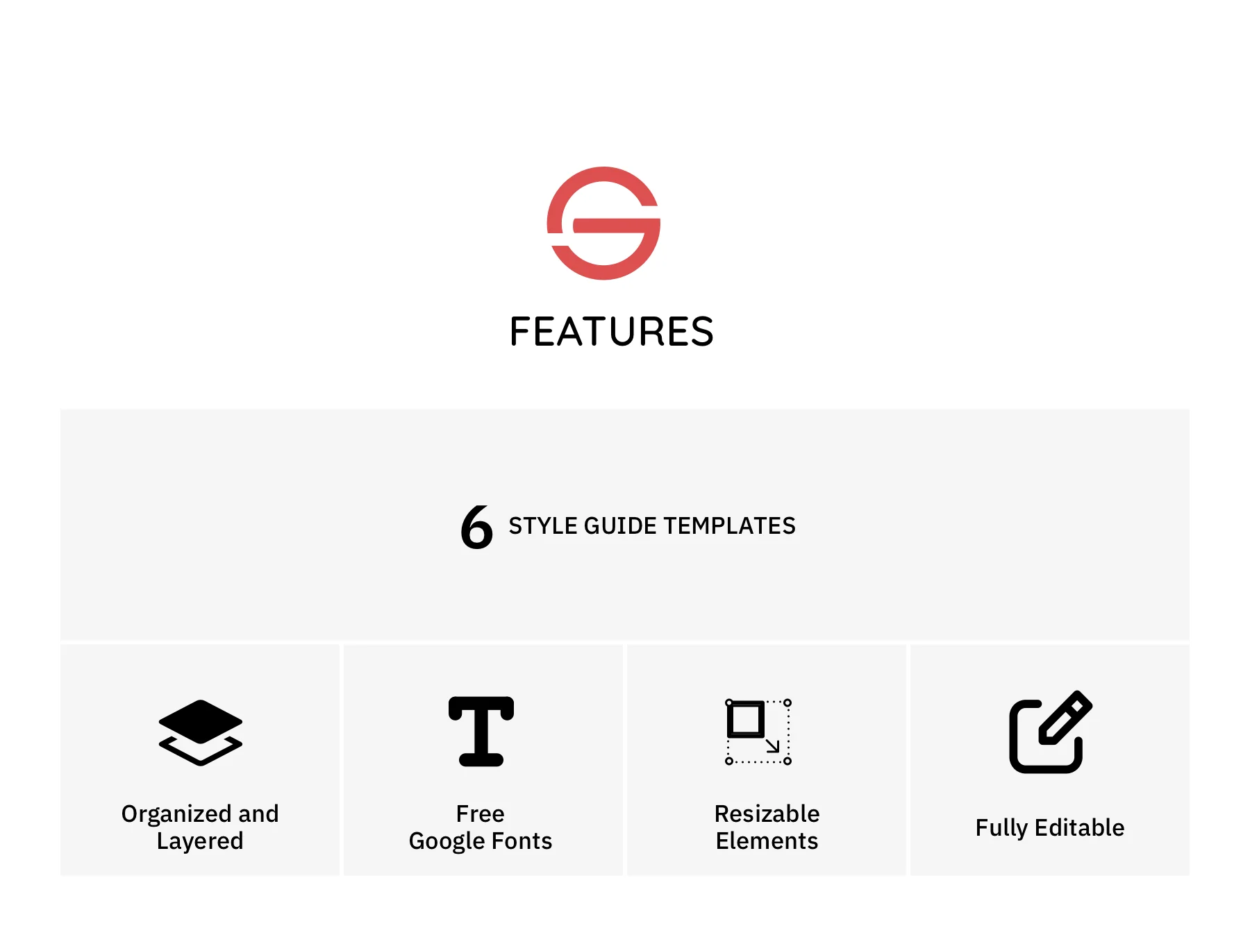 STYLE GUIDE - Templates for Sketch and Photoshop 4