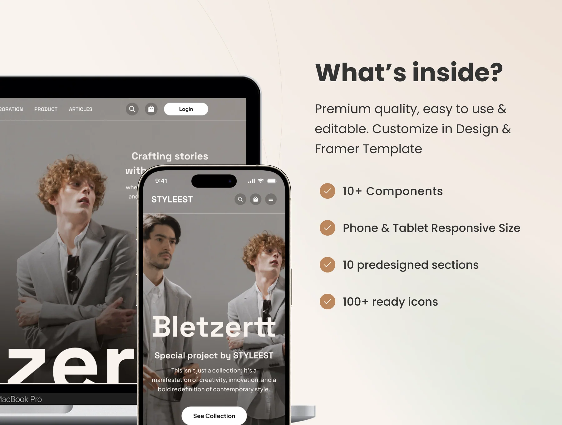 Styleest - Fashion Landing Page Template 4