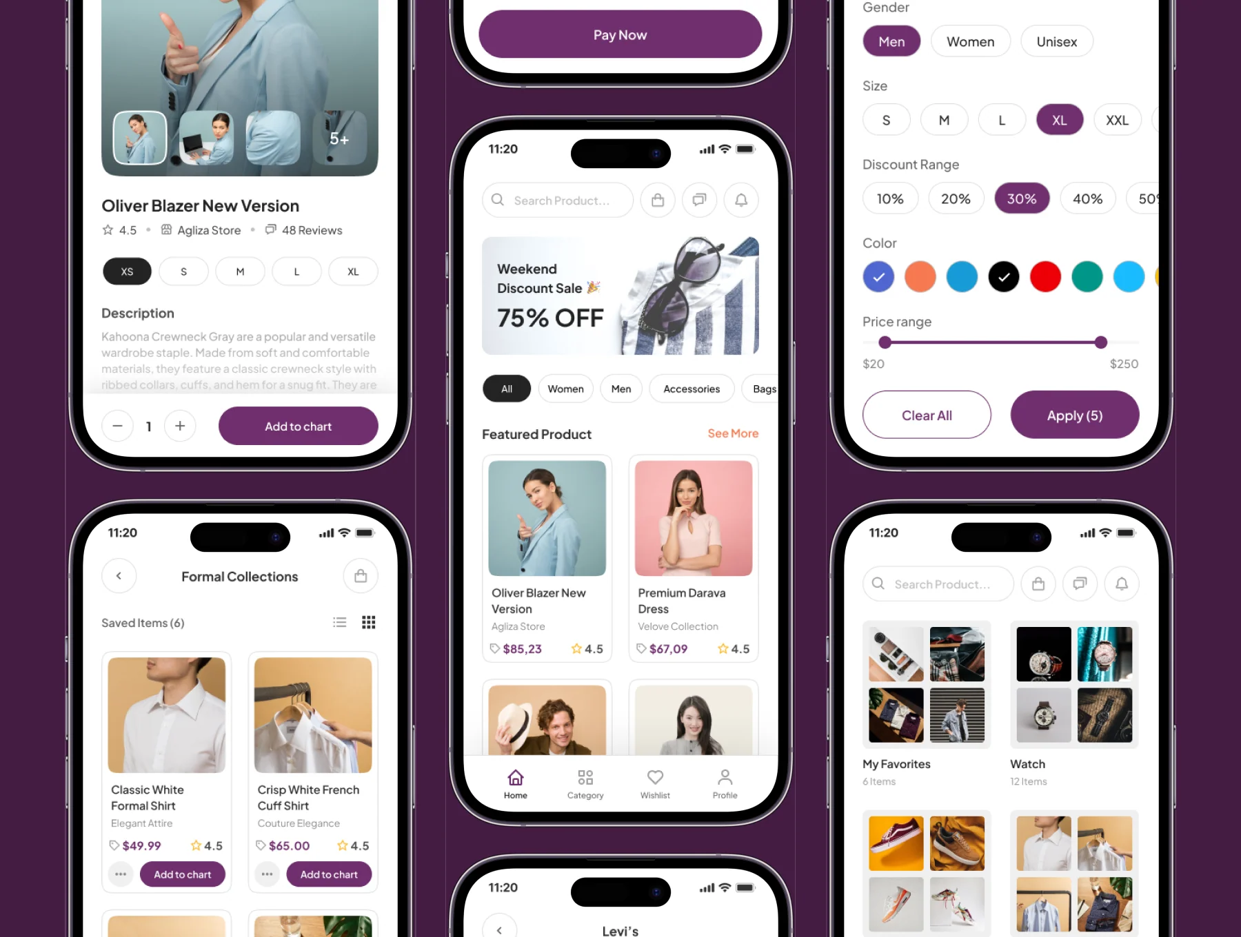 STYLIFY - Fashion Store Mobile App UI Kit 7