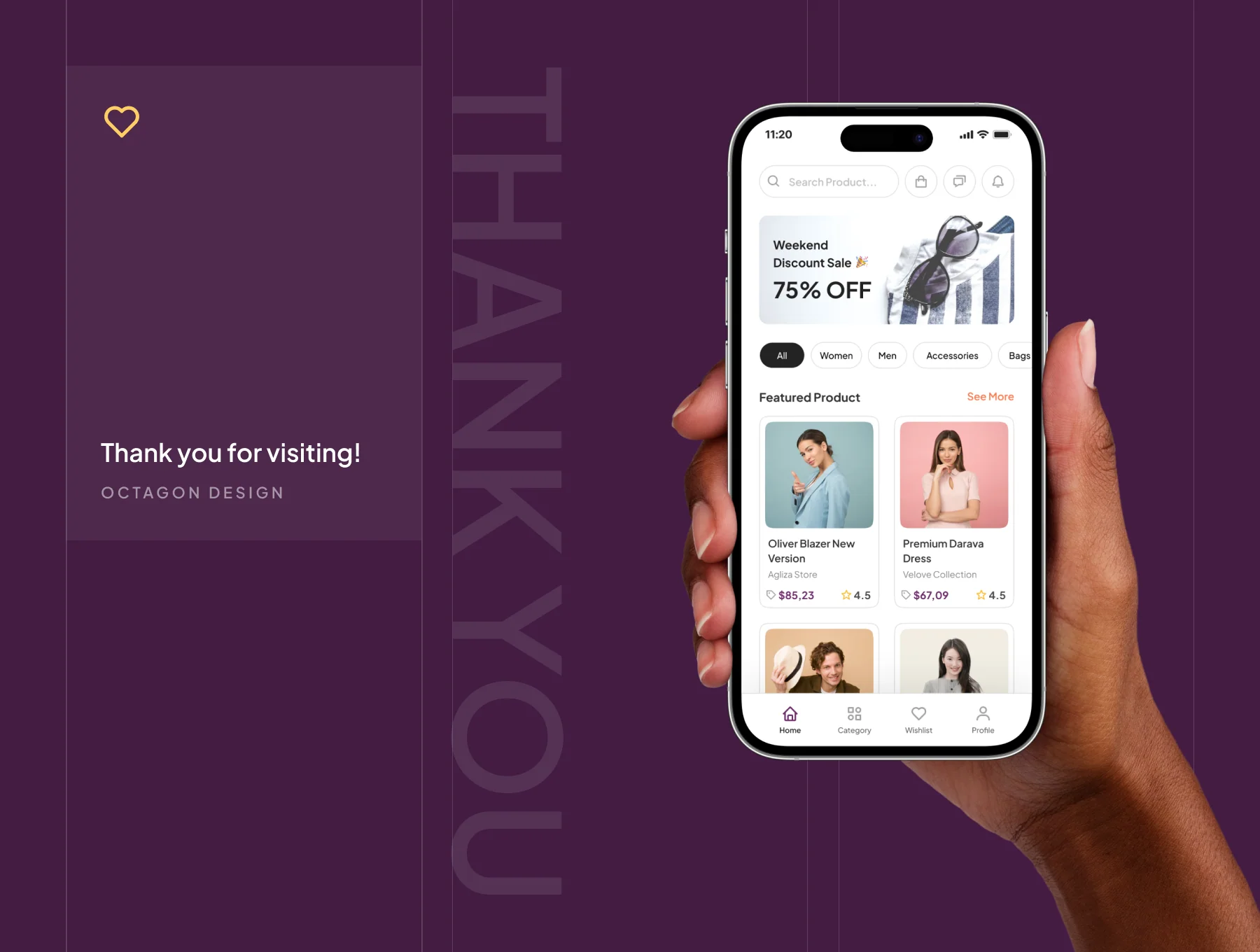 STYLIFY - Fashion Store Mobile App UI Kit 8