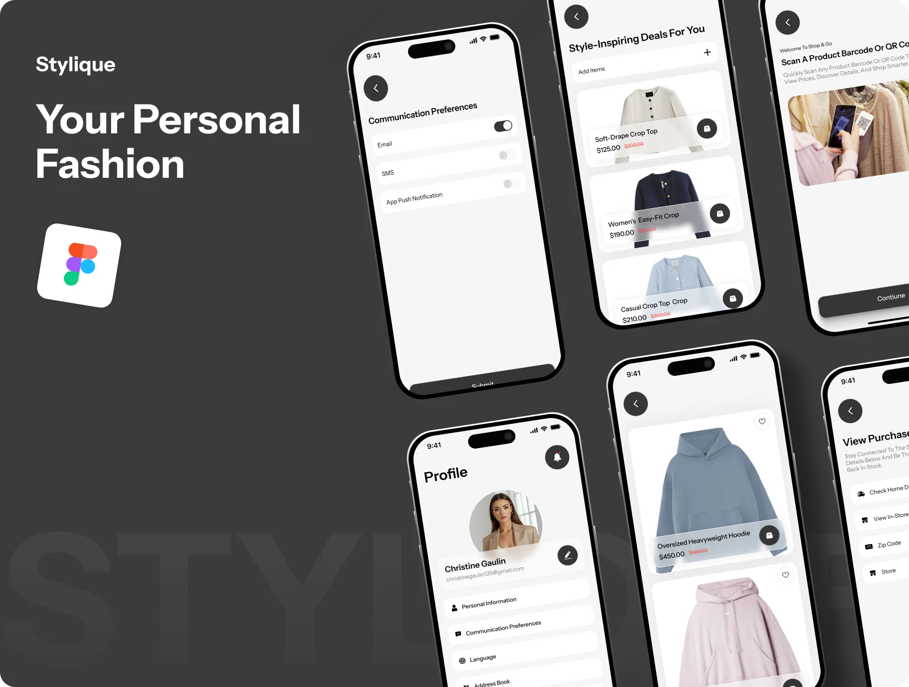 Stylique | Luxury Fashion & E-commerce UI Kit 9
