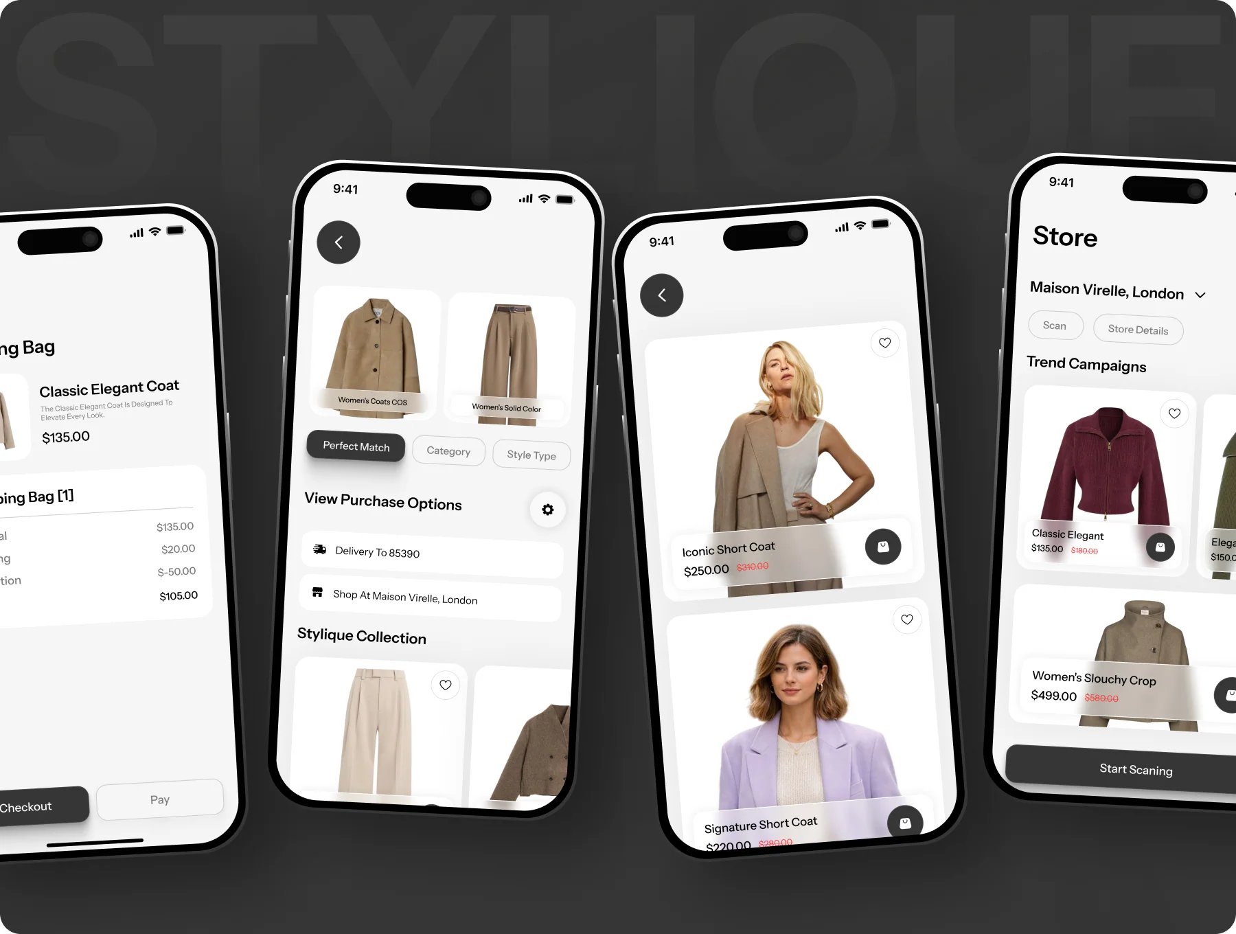Stylique | Luxury Fashion & E-commerce UI Kit 8
