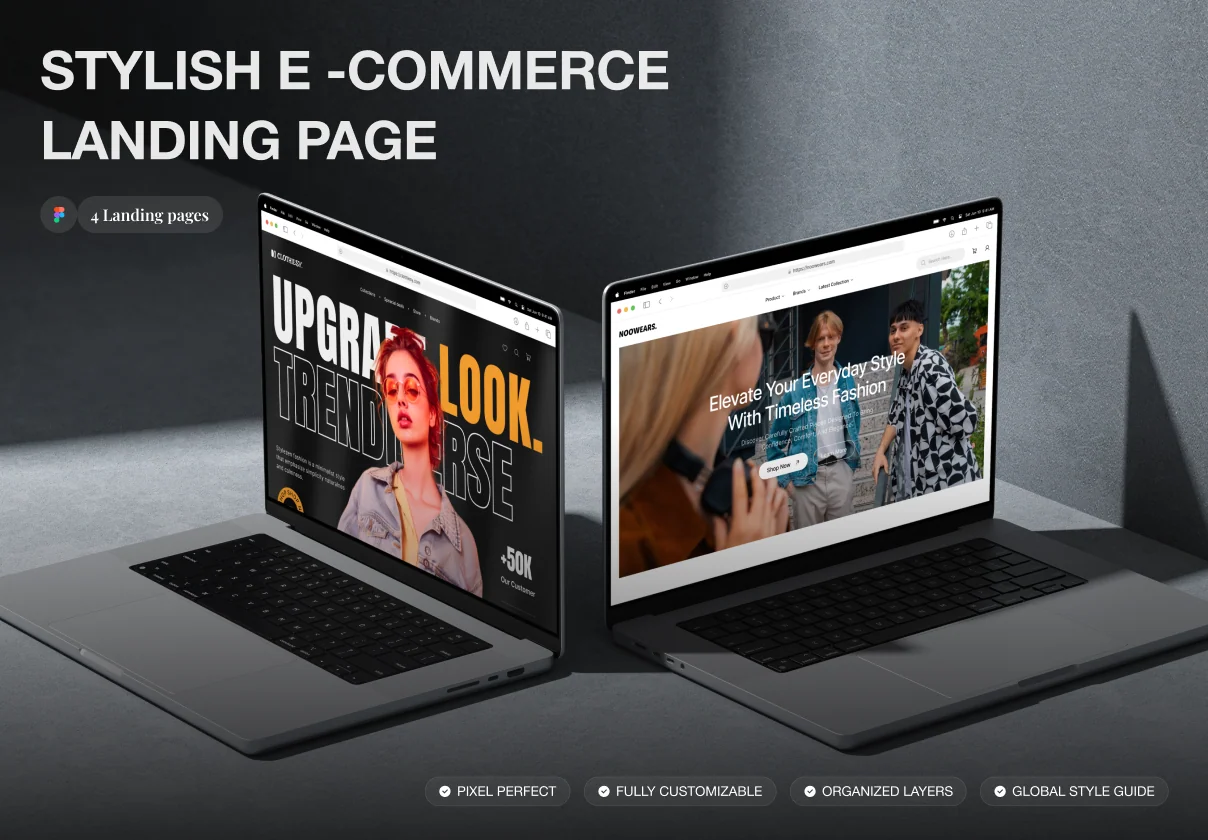 Stylish E-commerce Landing Page