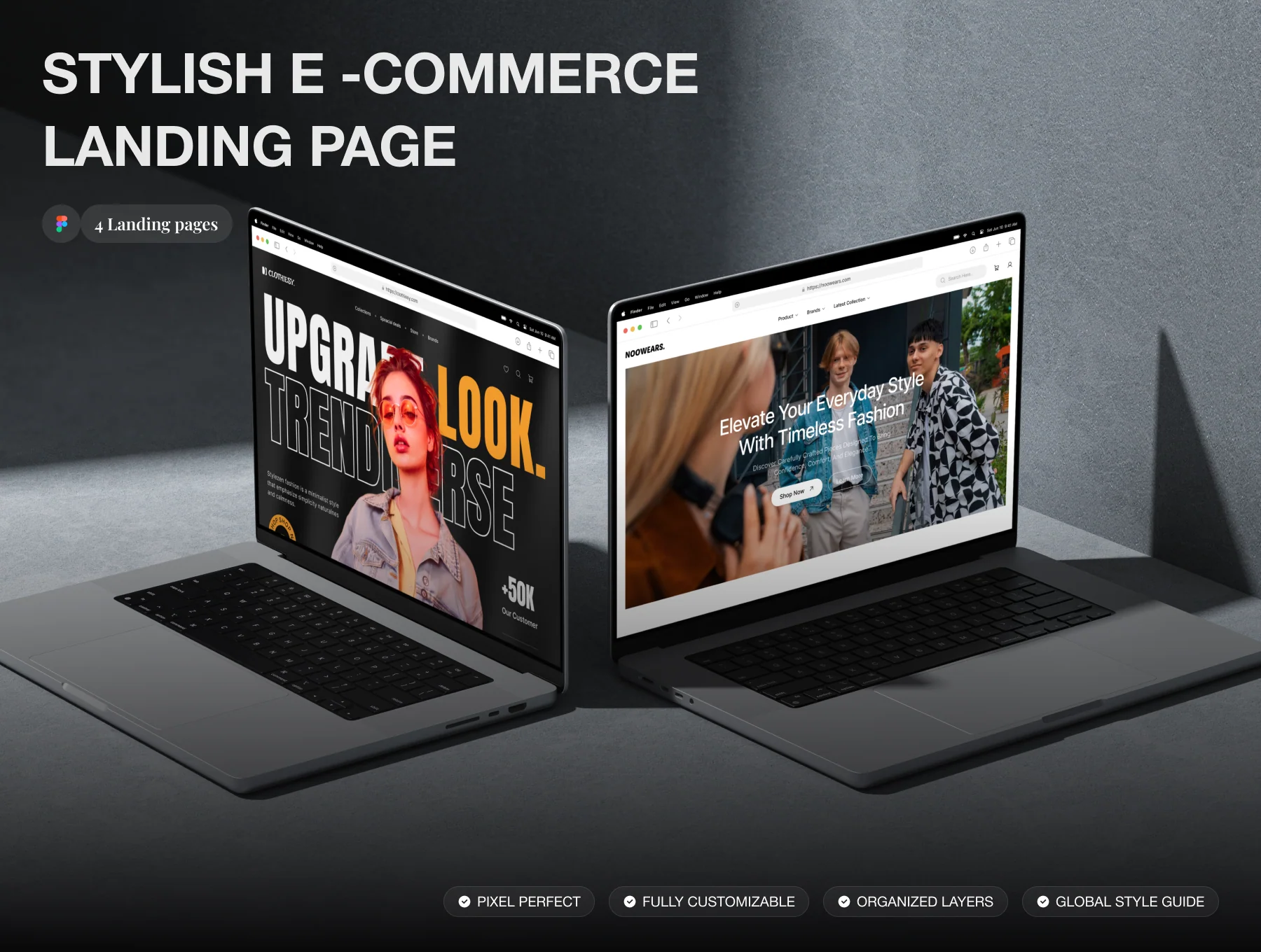 Stylish E-commerce Landing Page