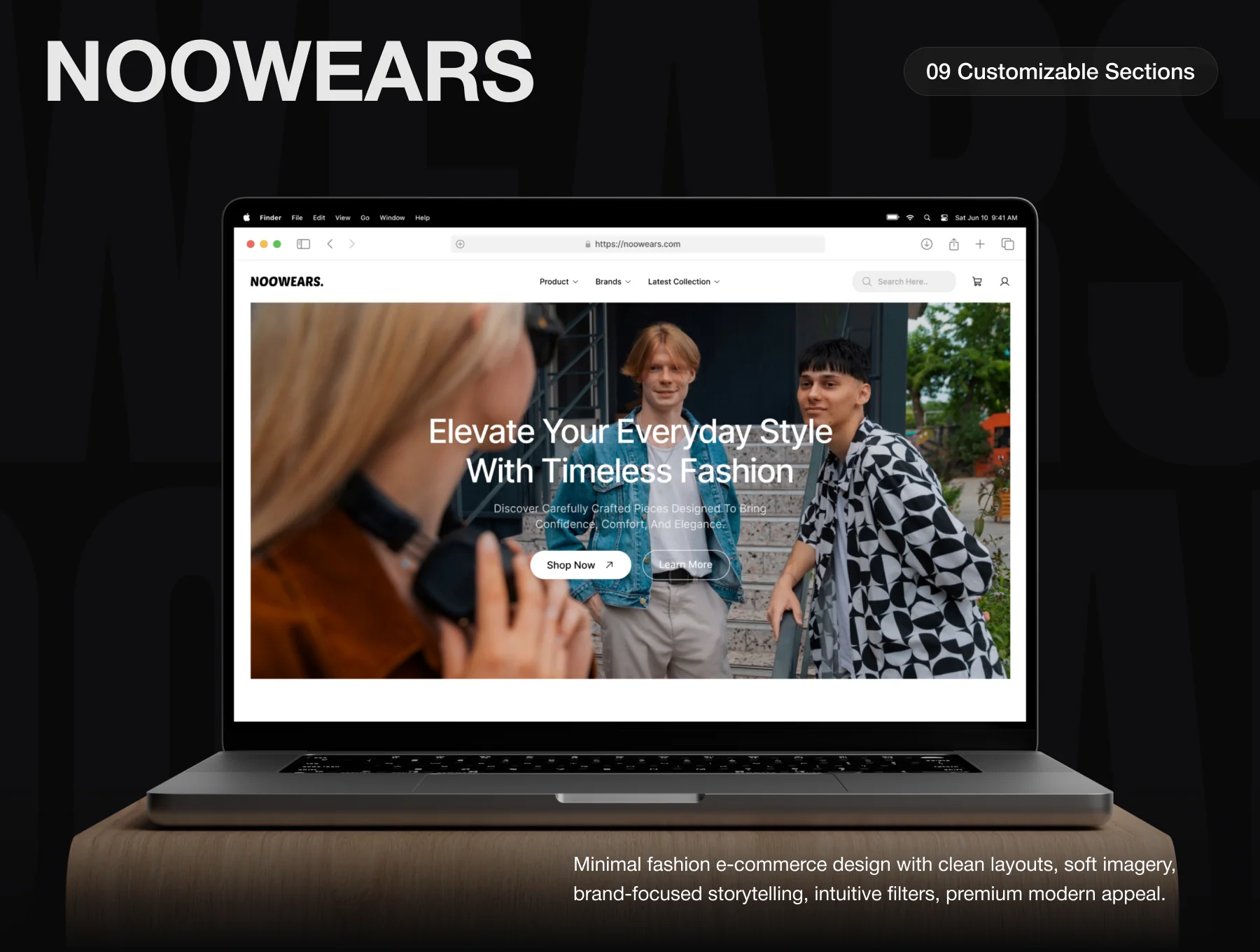 Stylish E-commerce Landing Page 6