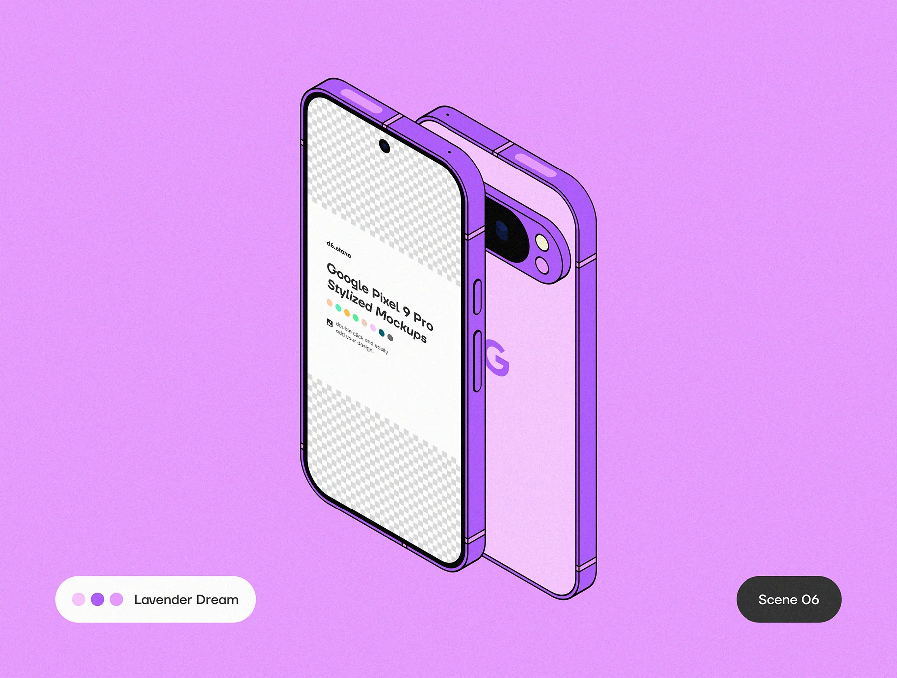 Google Pixel 9 Pro Stylized Mockups 8