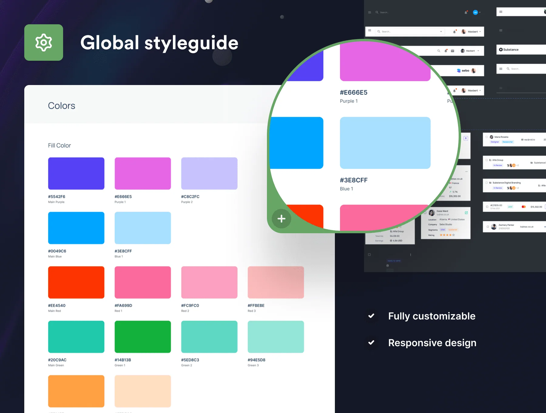 Substance Dashboard UI Kit 5
