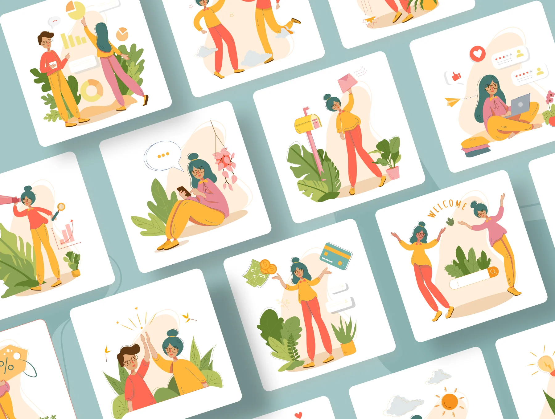 Sumeh - Business and Start Up Illustration Pack 3