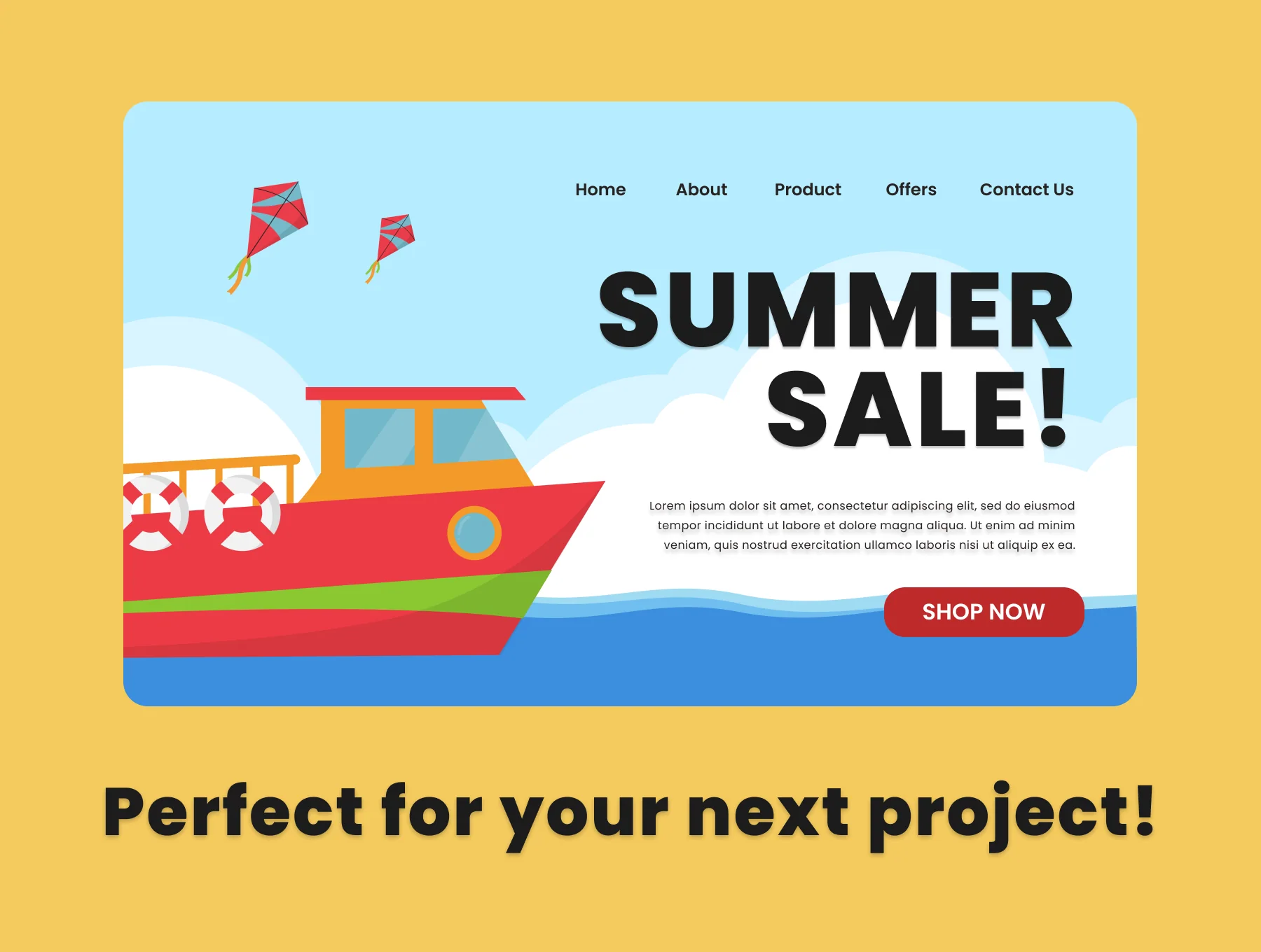 Summer 2D Icon Illustration Set Vol 3 4