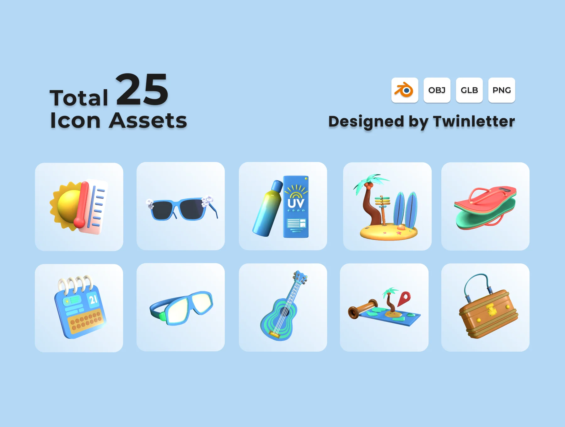 Summer 3D Icon Pack Vol 2 6