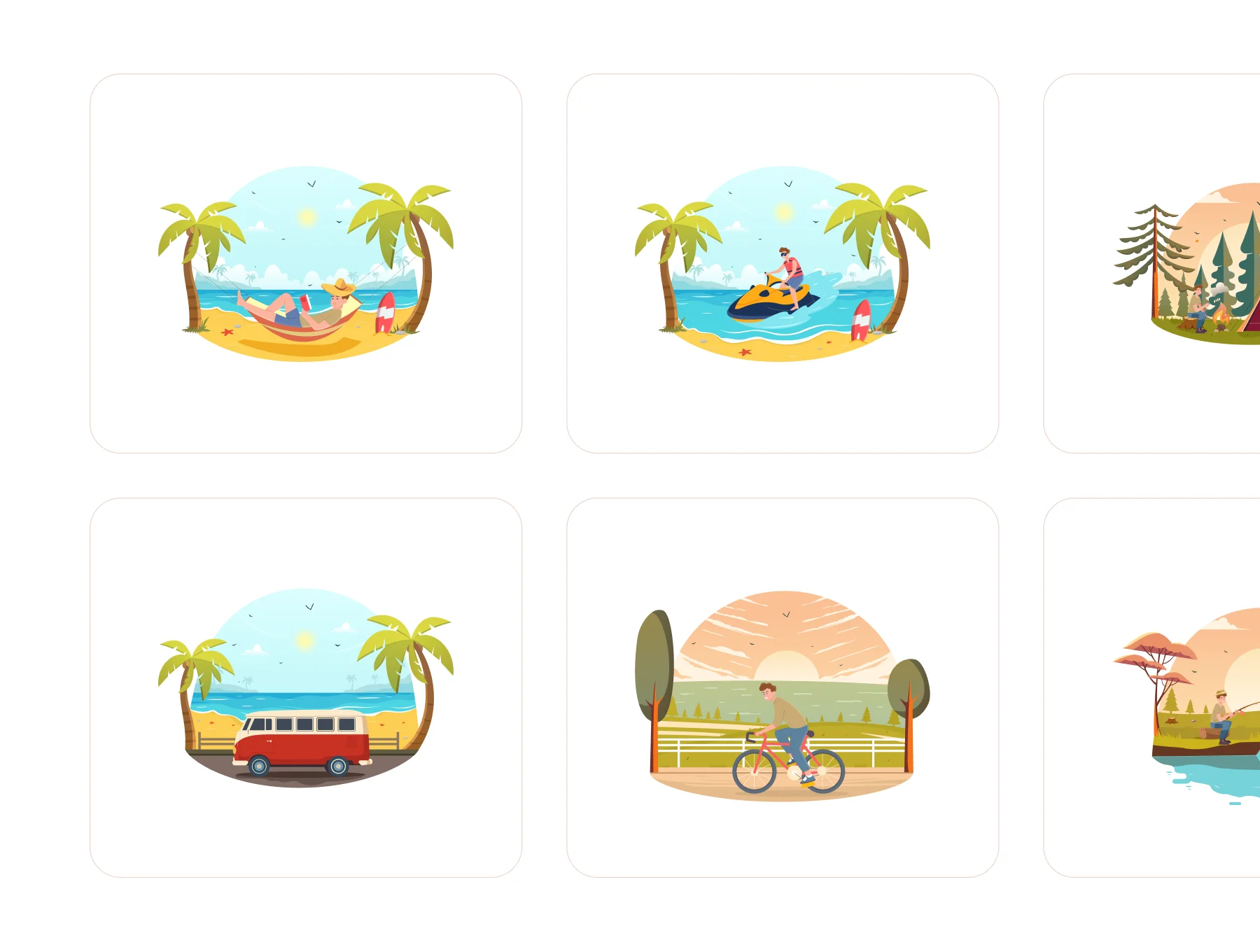 Summer Activities Illustration 5