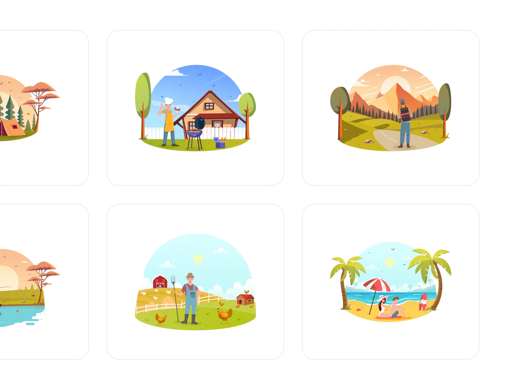 Summer Activities Illustration 6