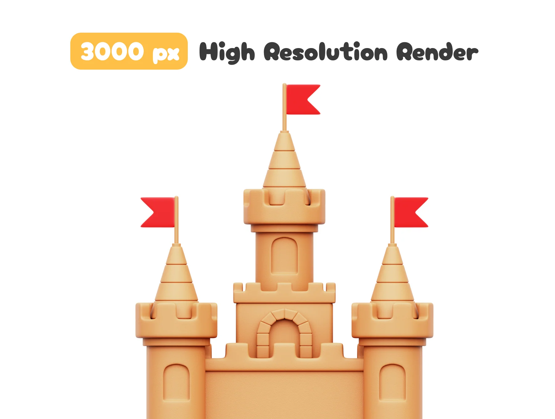 Summer Holiday 3D Icons Set 2