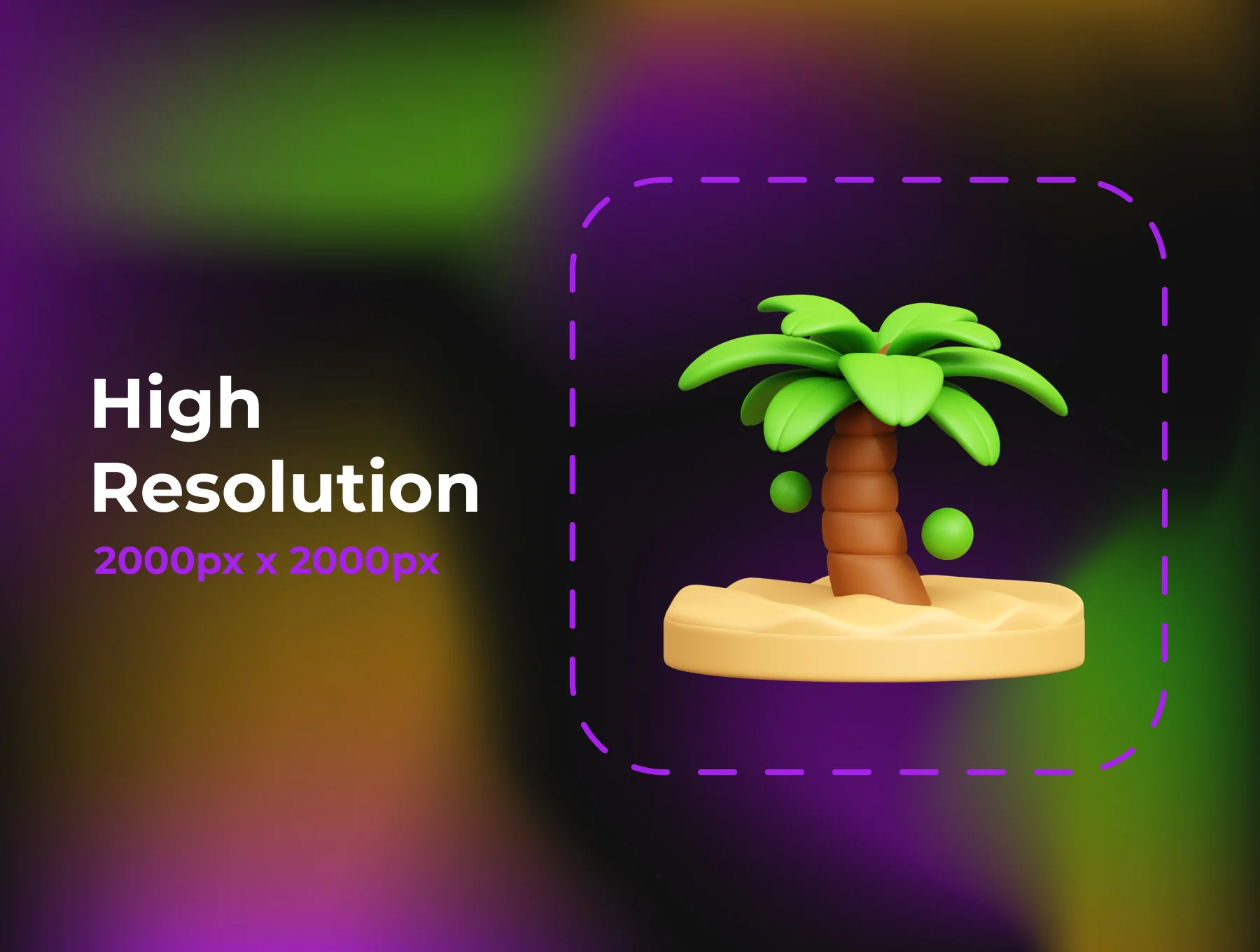 Summer & Holiday 3D illustrations 2