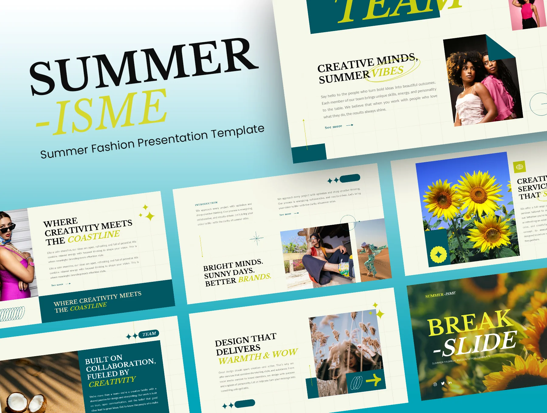 Summerisme – Summer Fashion Powerpoint Template 3
