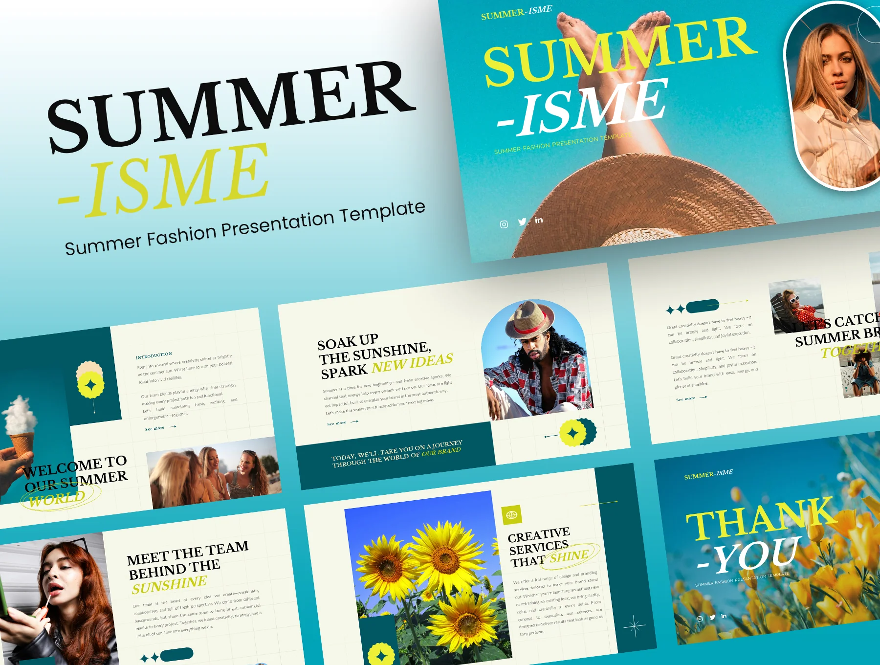 Summerisme – Summer Fashion Powerpoint Template 4