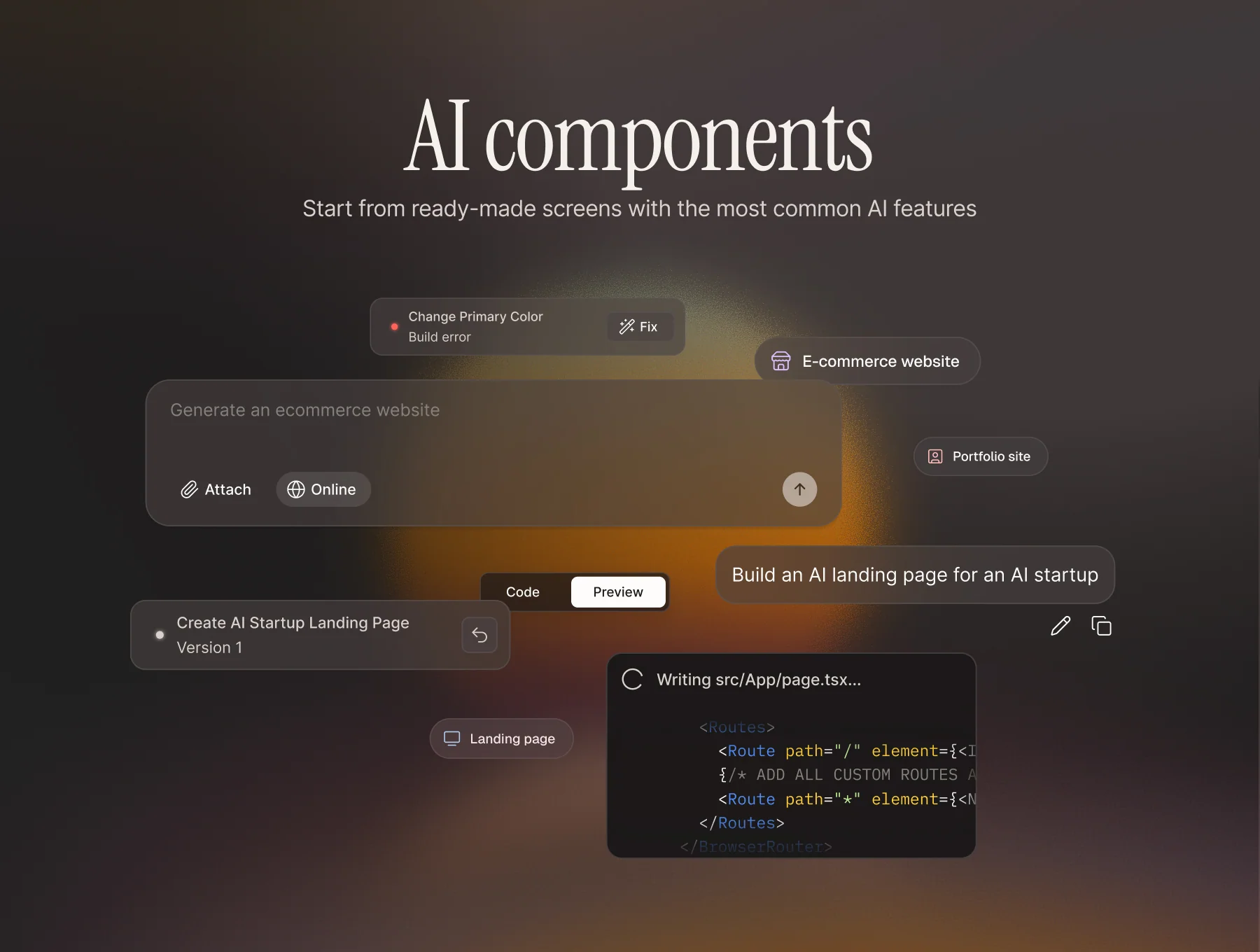 Sundust – Vibecoding AI Chatbot UI Kit 4