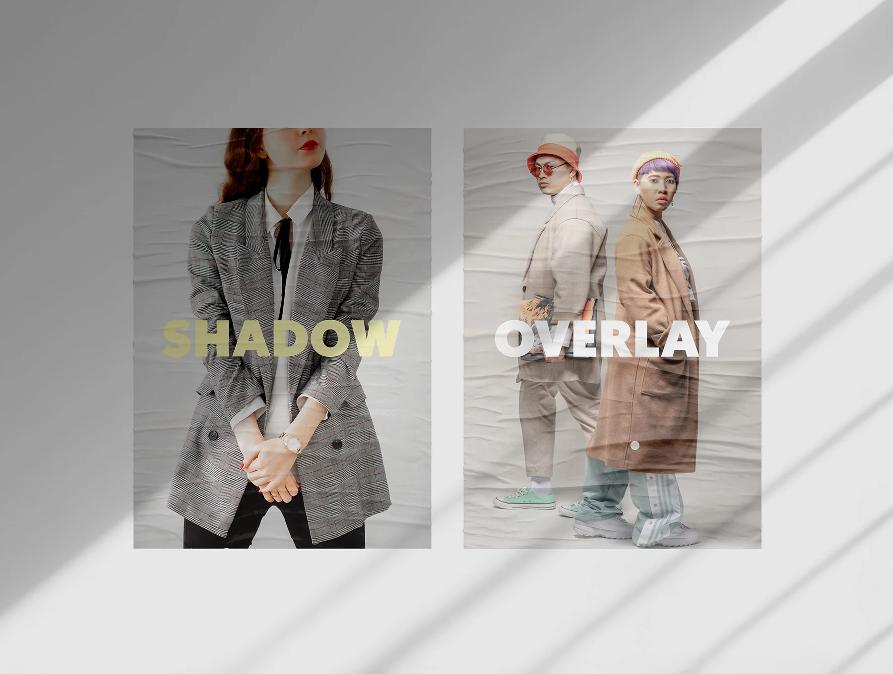 Sunlight Shadow Overlays Mockups 3