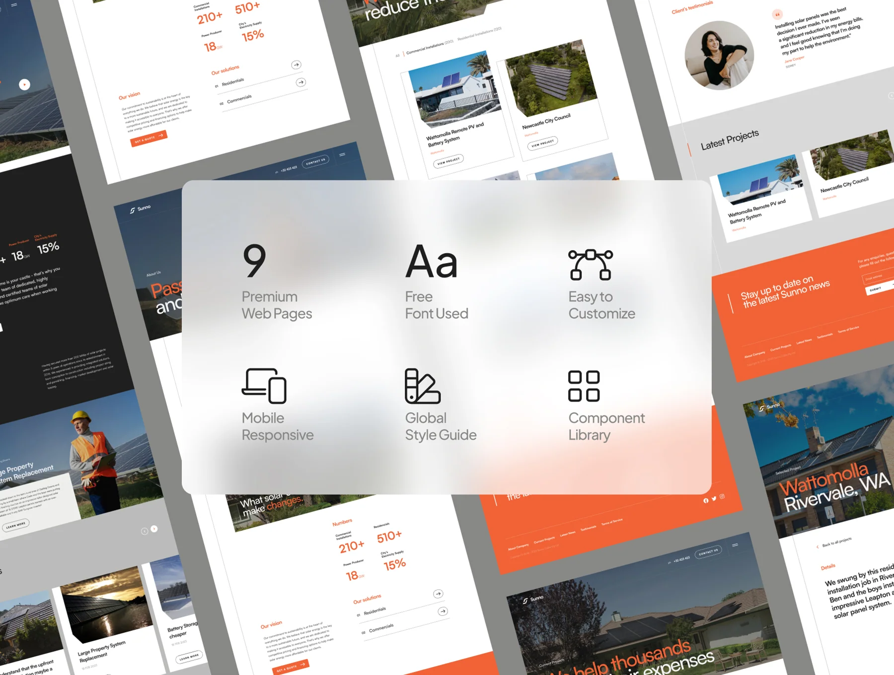 Sunno - Solar Panel Company Website 2