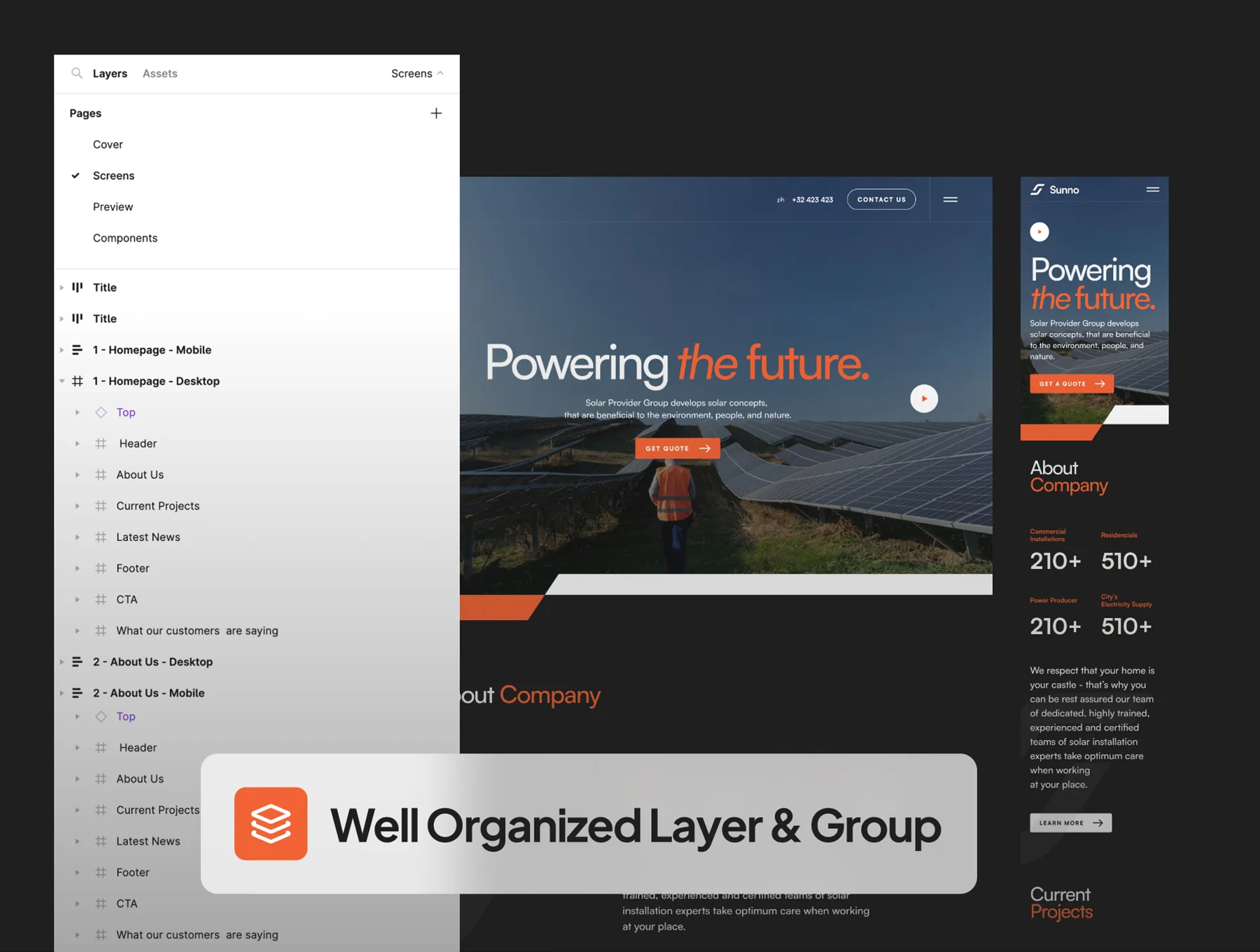Sunno - Solar Panel Company Website 6