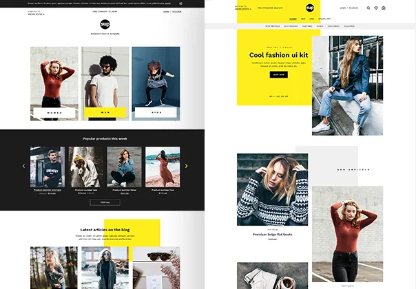 SUP Fashion UI Kit