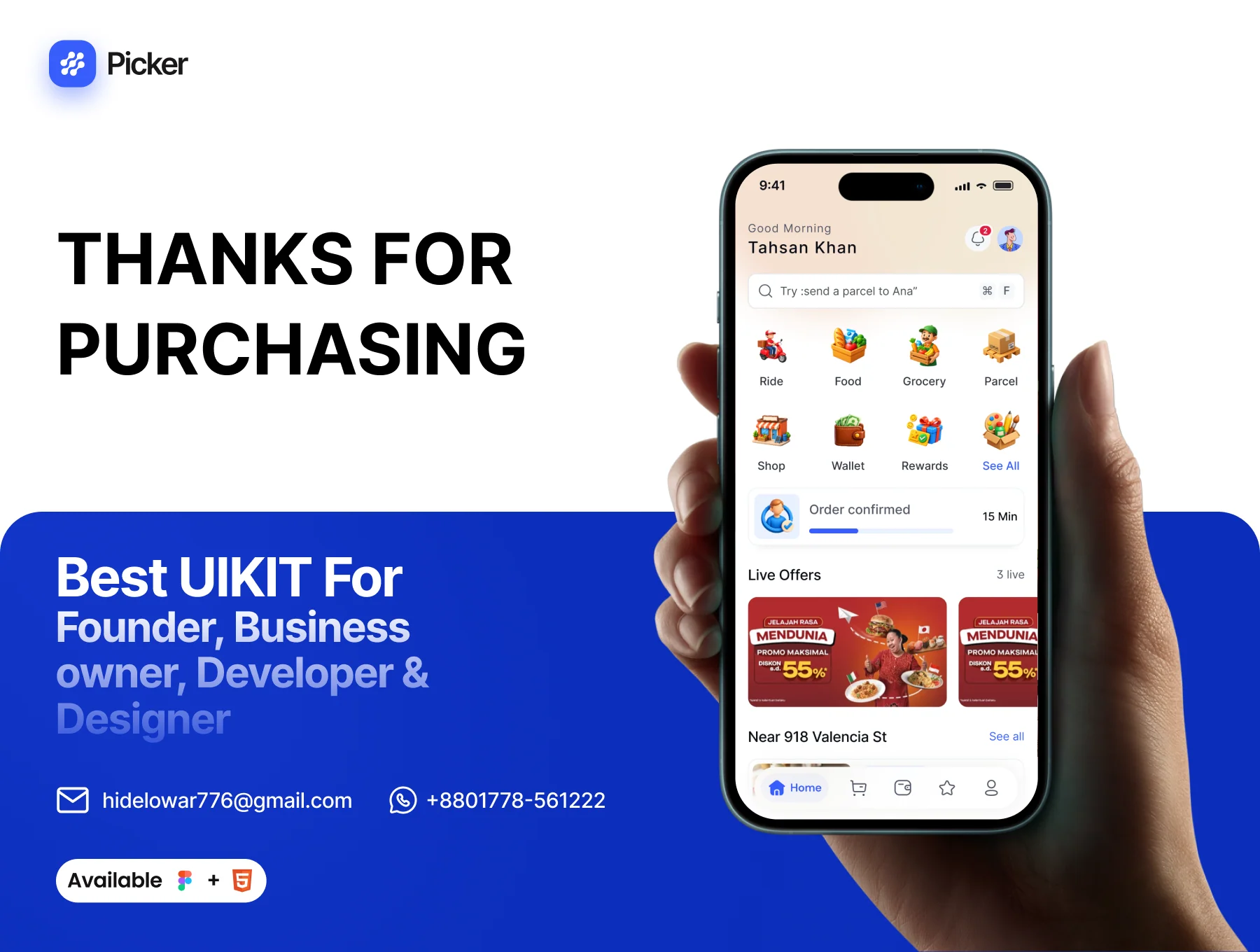 Super Shop Mobile App UI Kit 6