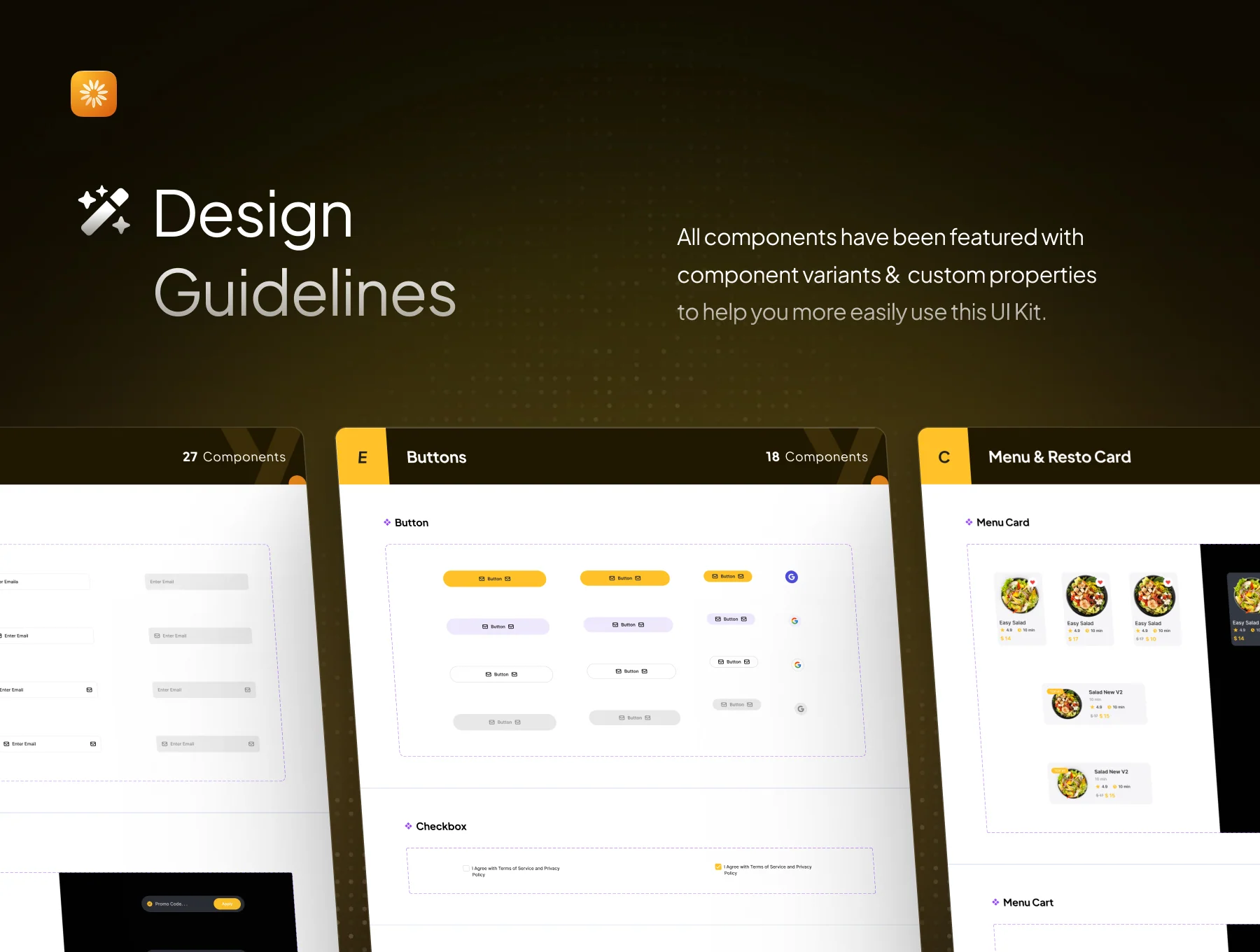 SuperFood - Food Delivery App UI Kit 3