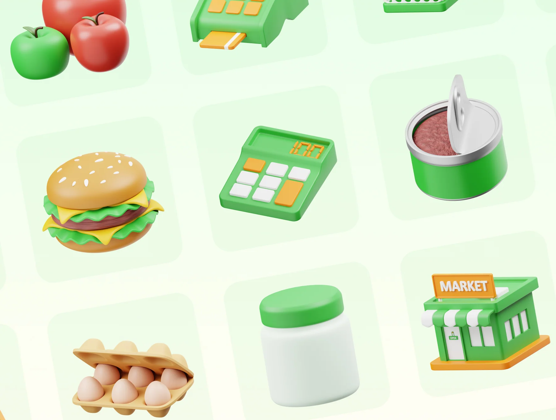 Supermarket 3D Icon 5