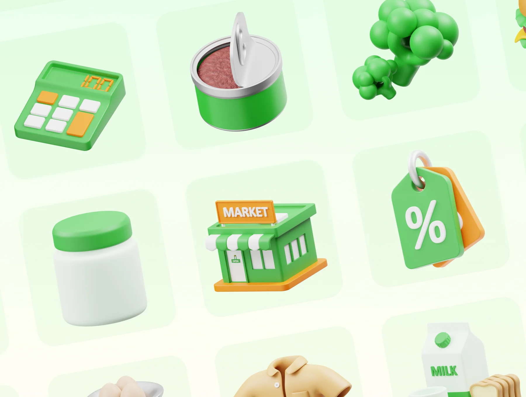 Supermarket 3D Icon 6
