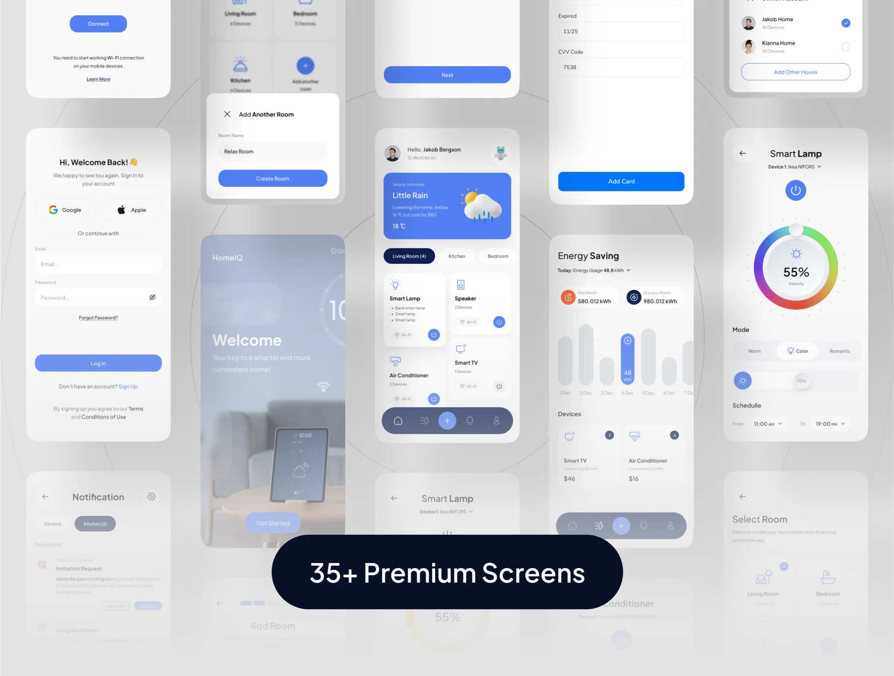 SuperSemart - Smarthome App UI Kit 6