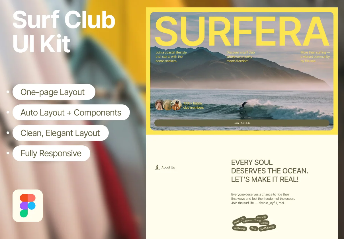 Surf Club UI Kit