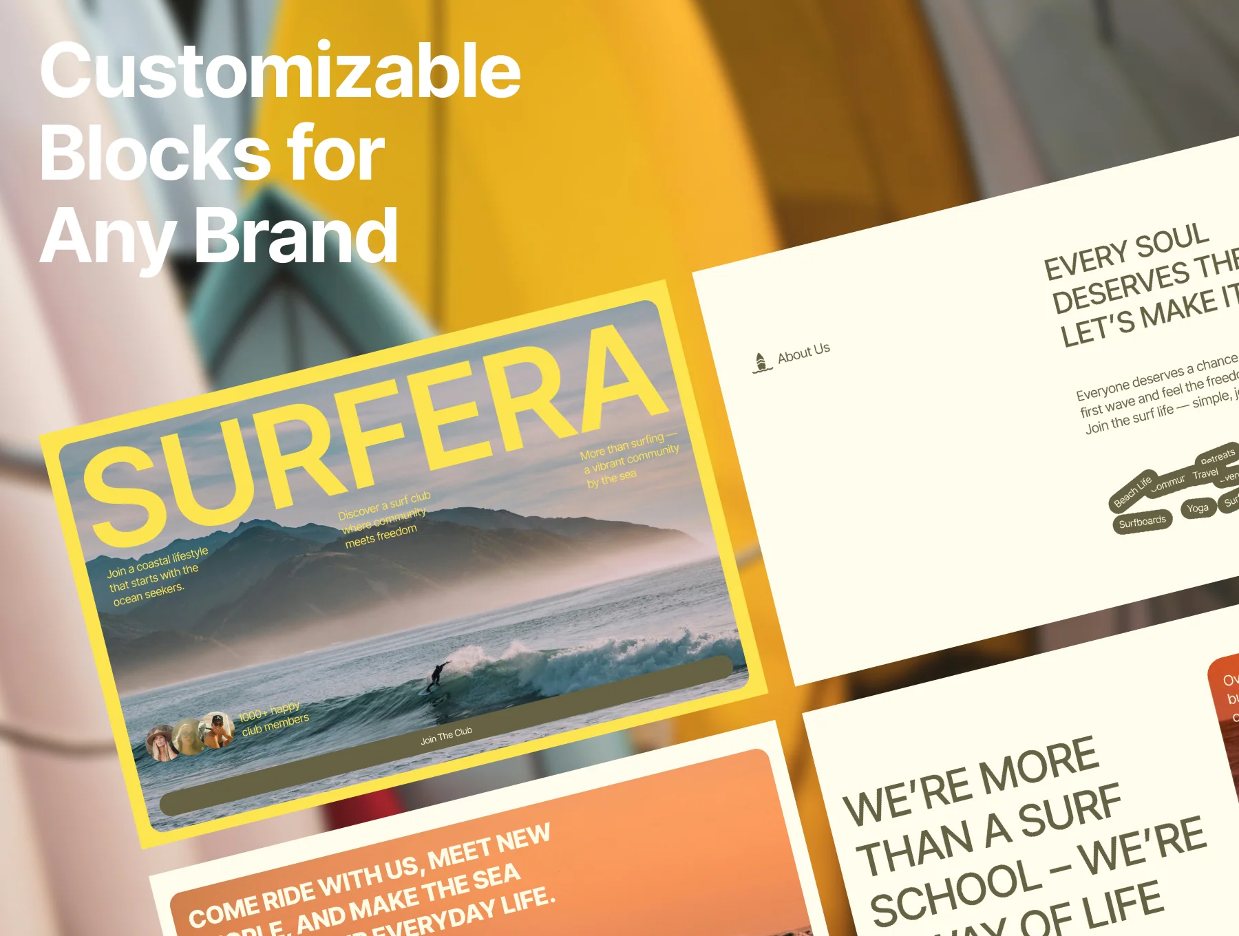 Surf Club UI Kit 3