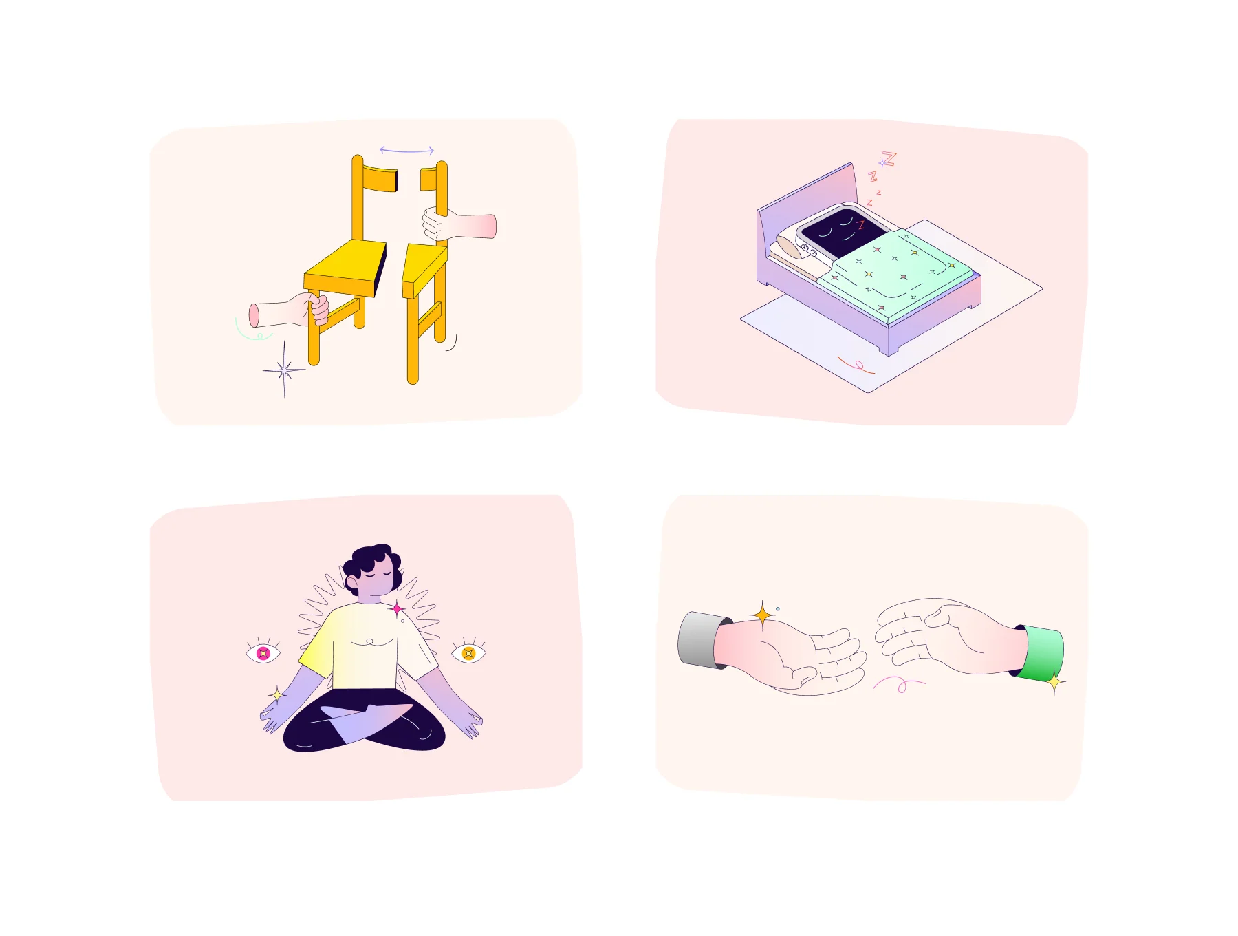 Surreal Dreams illustration set 2