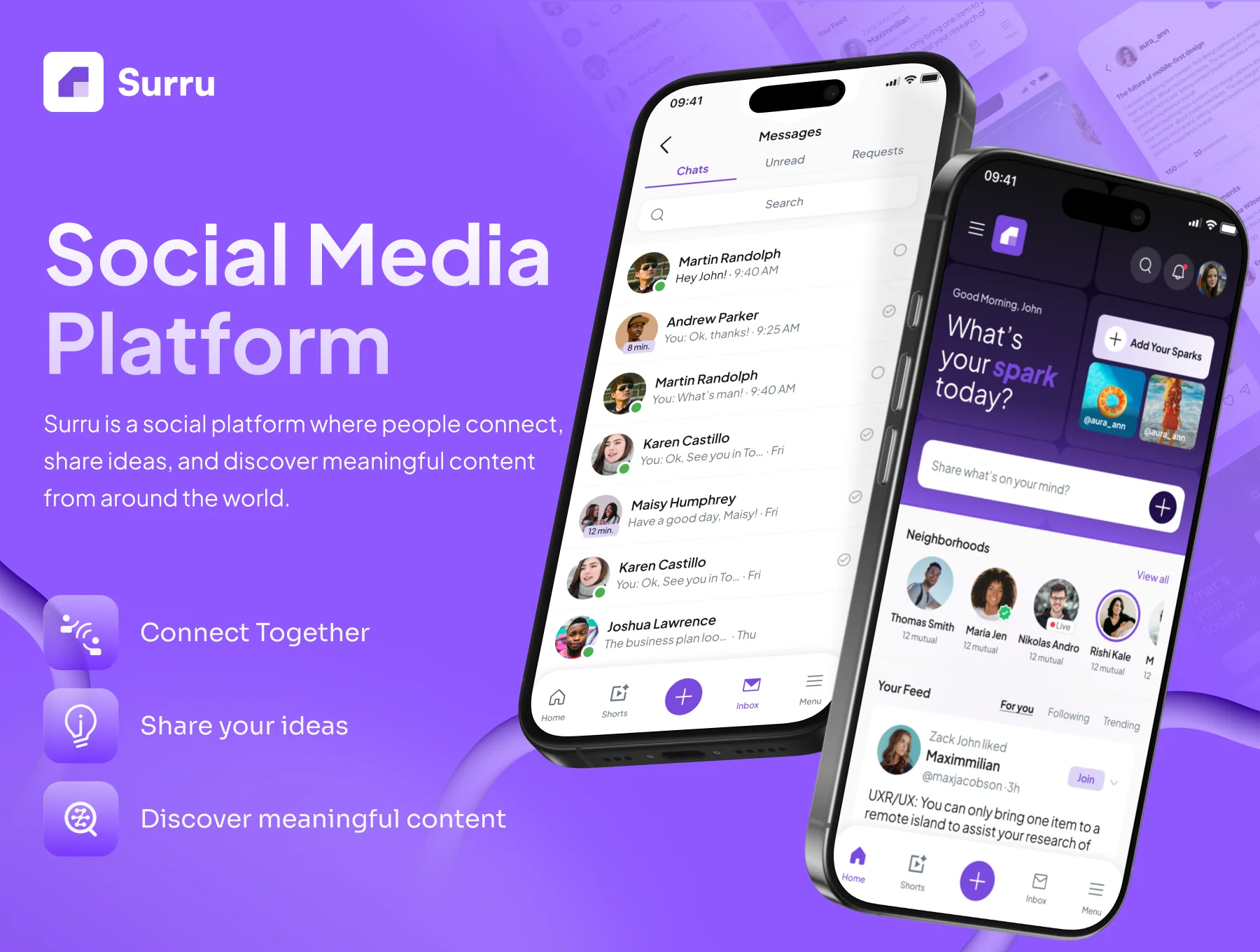 Surru — Next-Generation Social Media Platform UI/UX Design 5