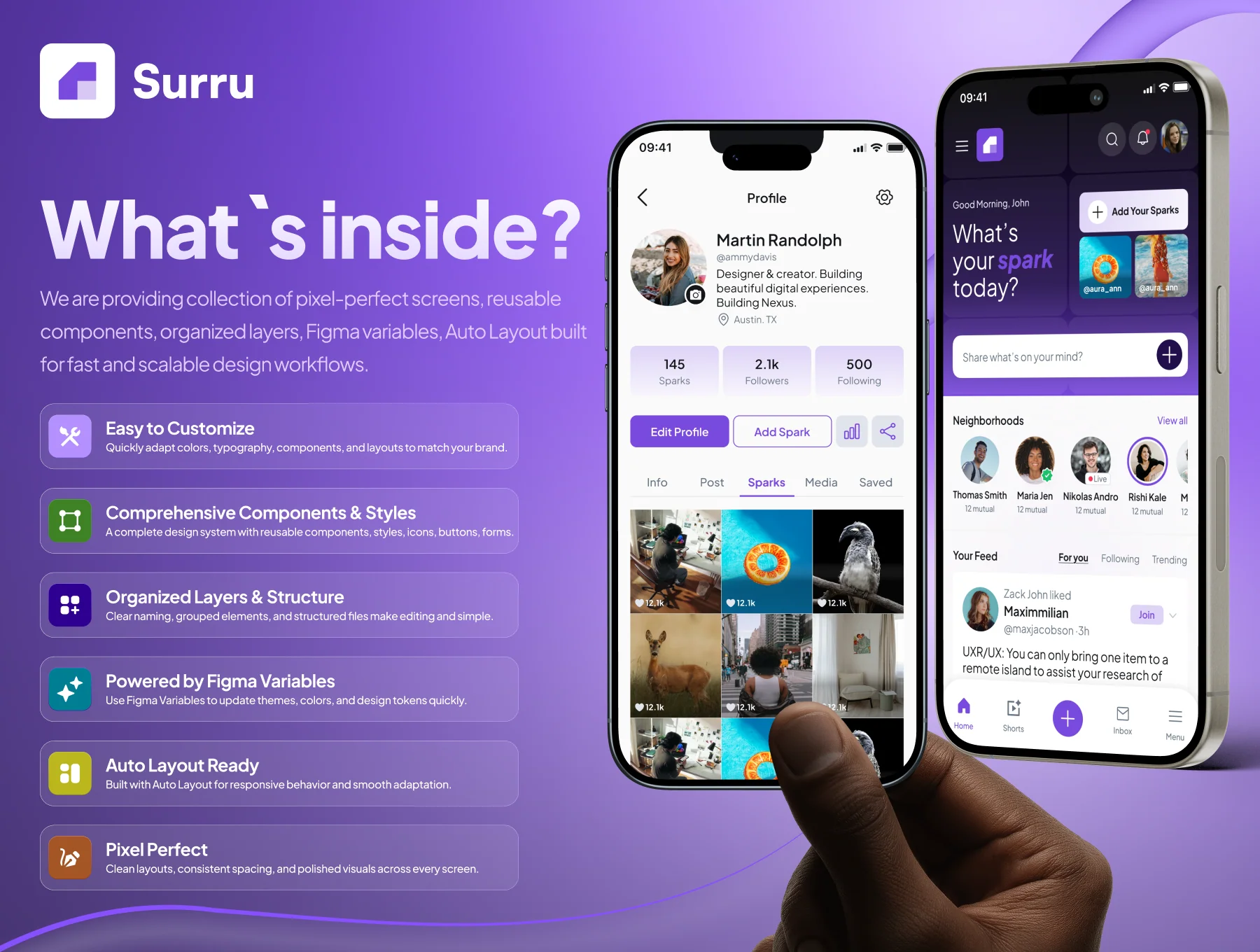 Surru — Next-Generation Social Media Platform UI/UX Design 6