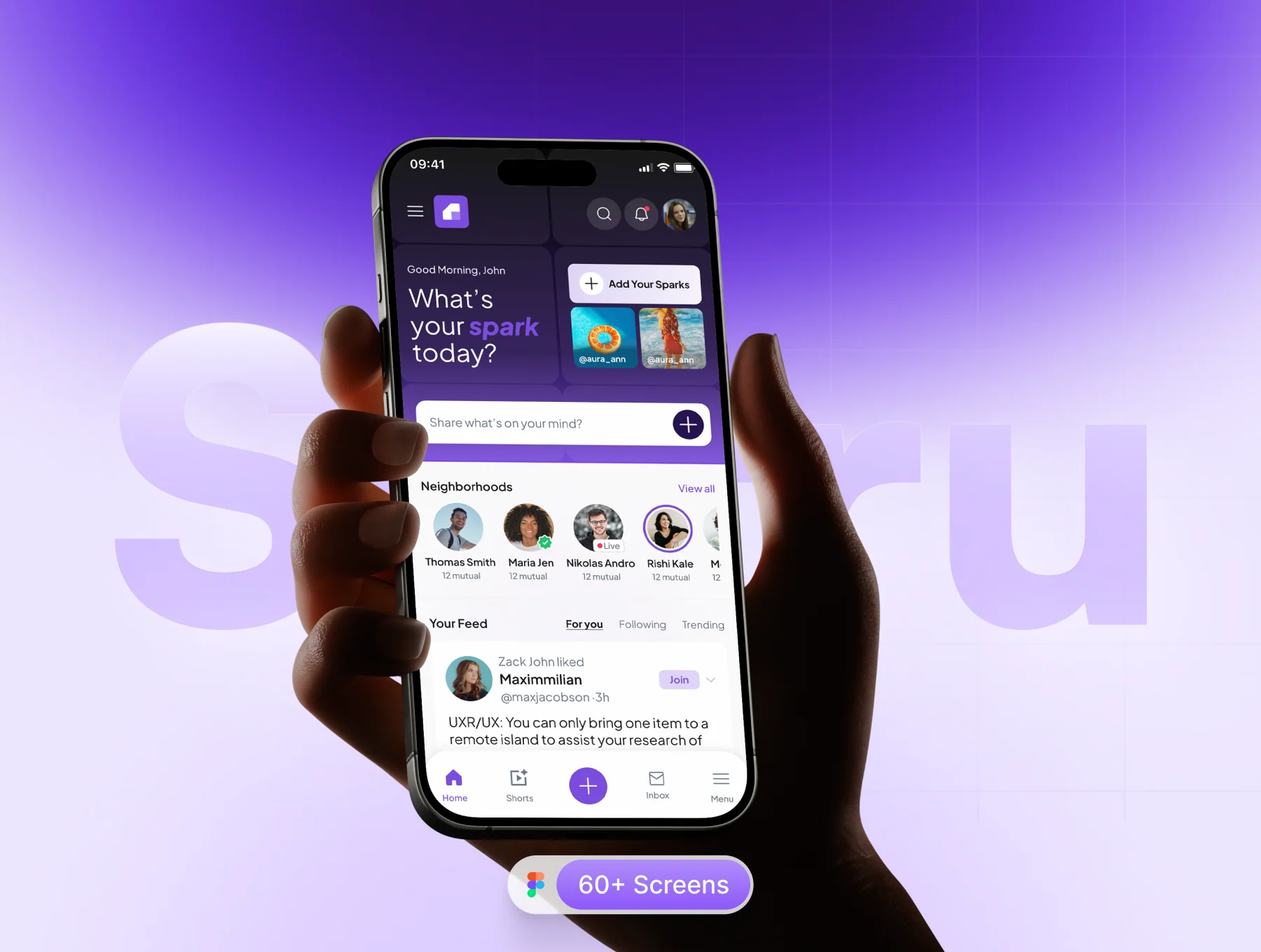 Surru — Next-Generation Social Media Platform UI/UX Design 7