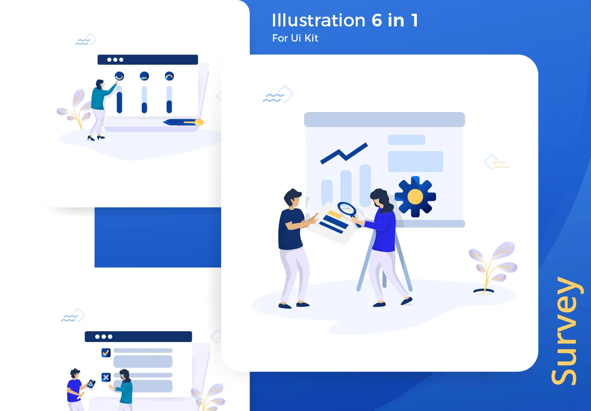Survey set Illustration