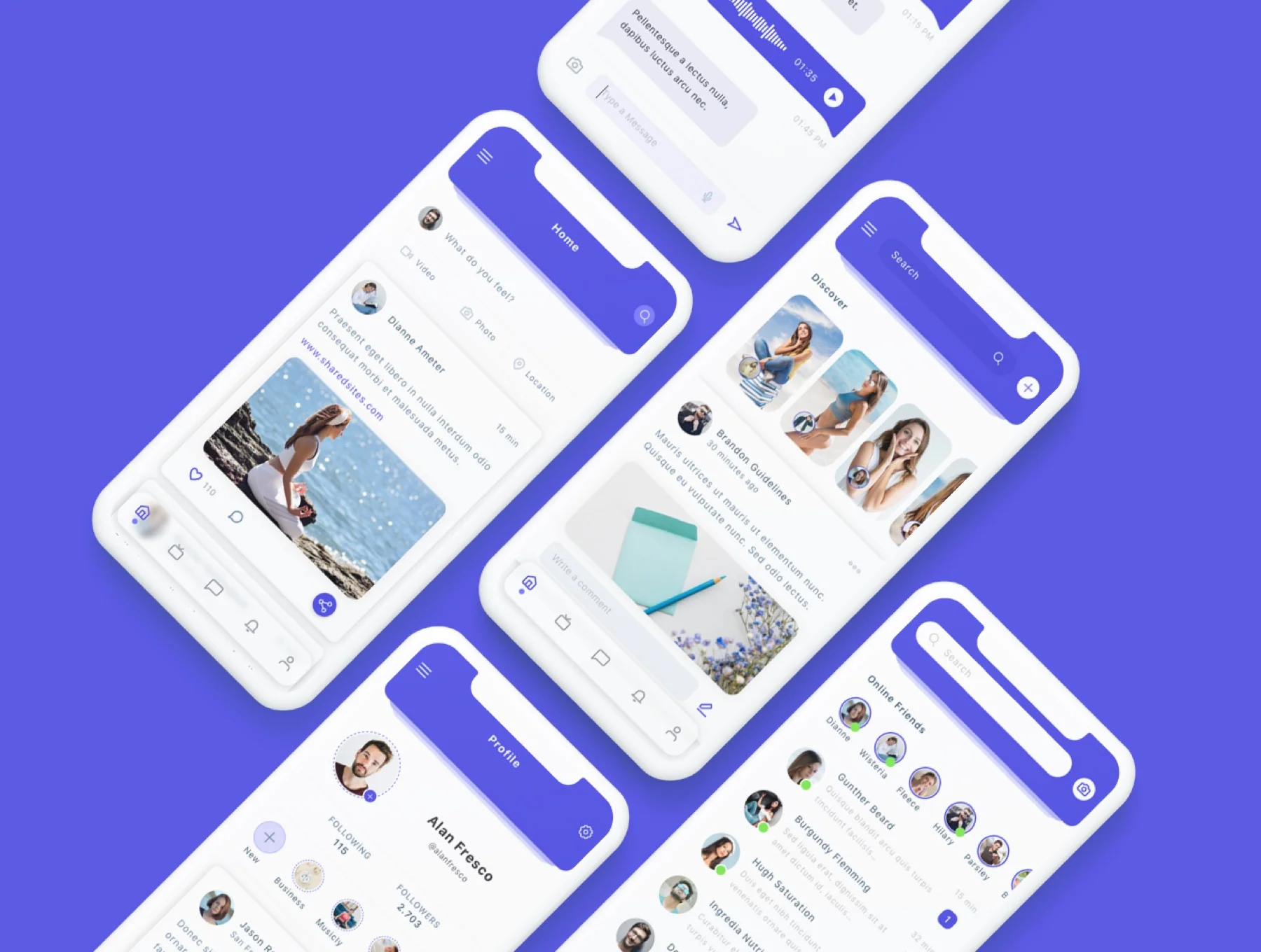 Susen - Social Network App UI Kit