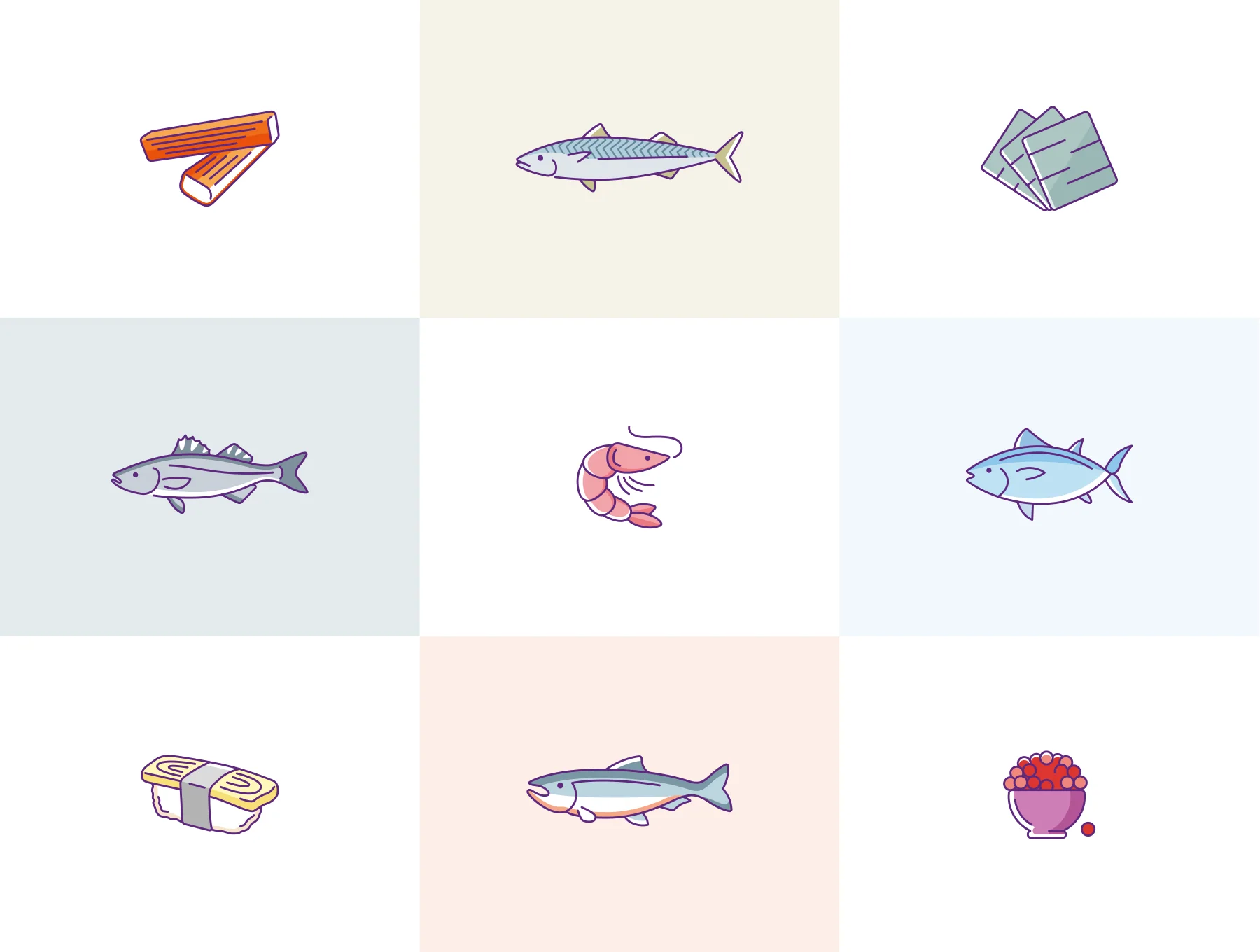 Sushi Icons 6