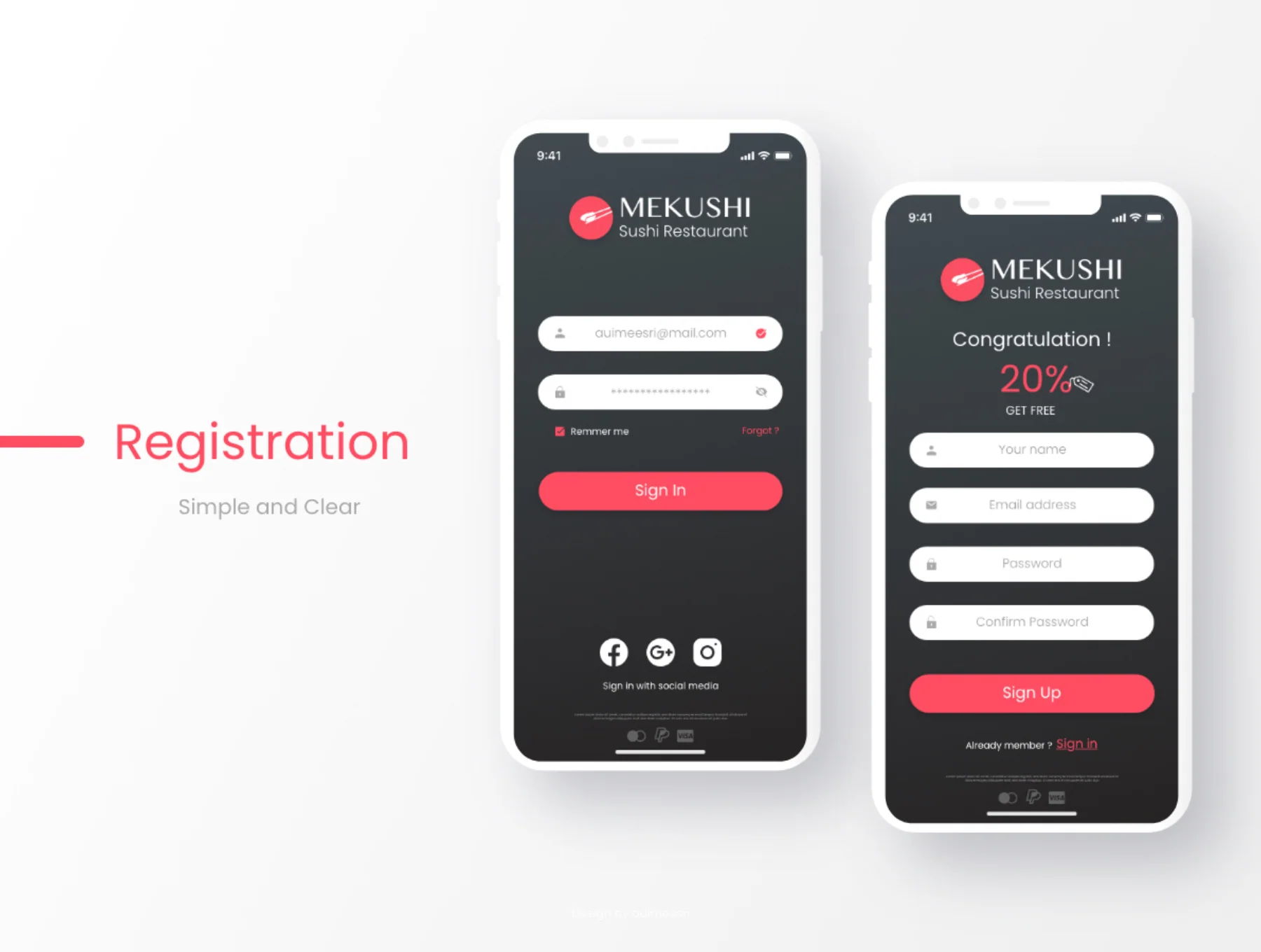 Sushi Restaurant for Mobile App 2