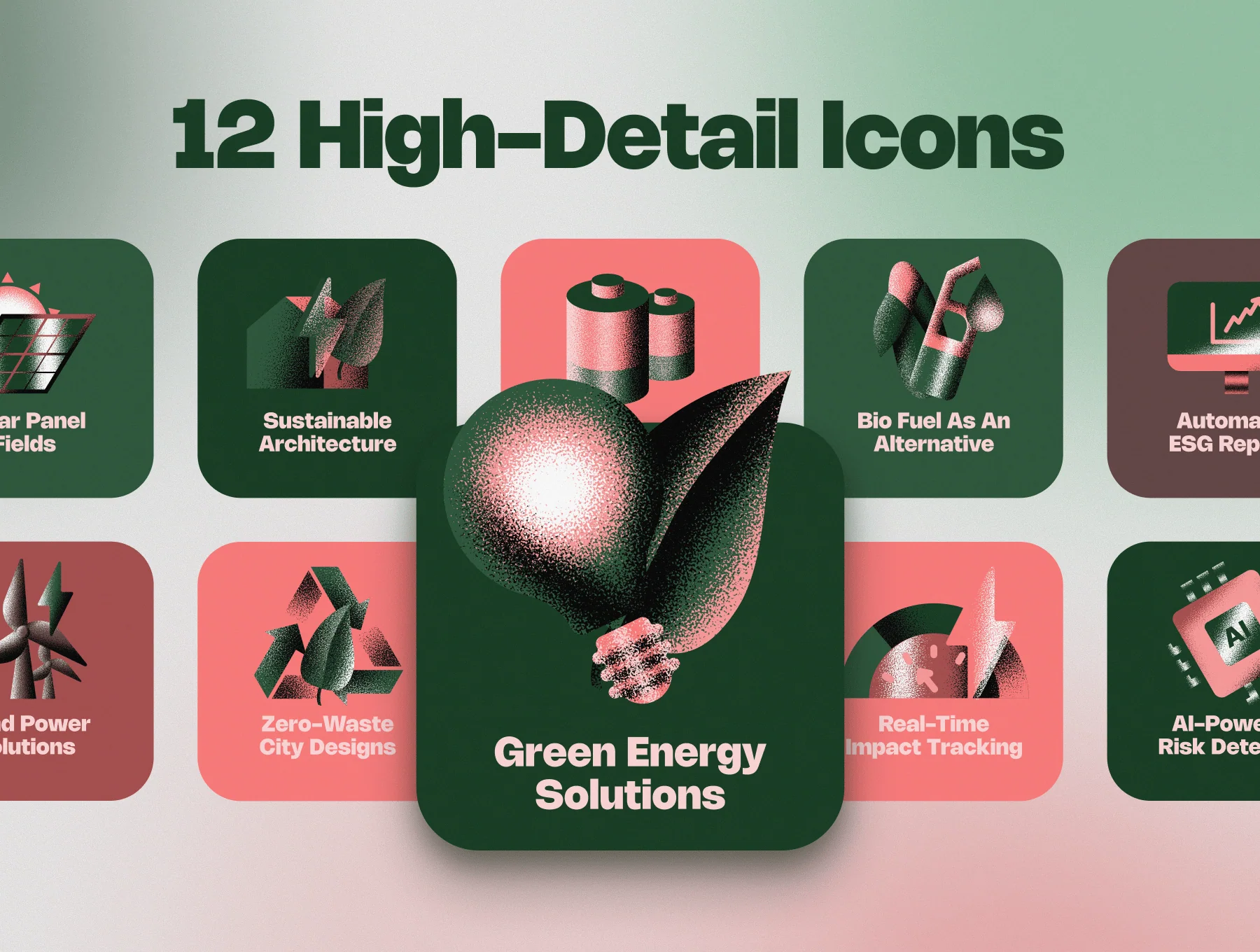 Sustainability Illustration Pack - Figma Minimal Grain Style 5