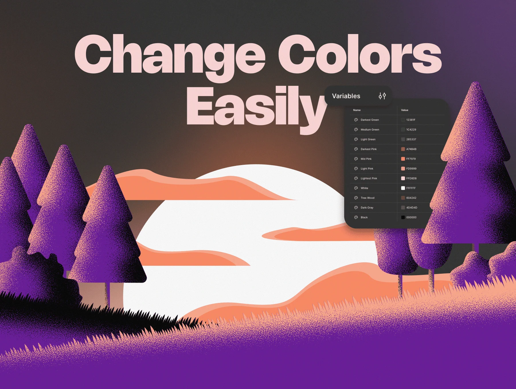 Sustainability Illustration Pack - Figma Minimal Grain Style 7