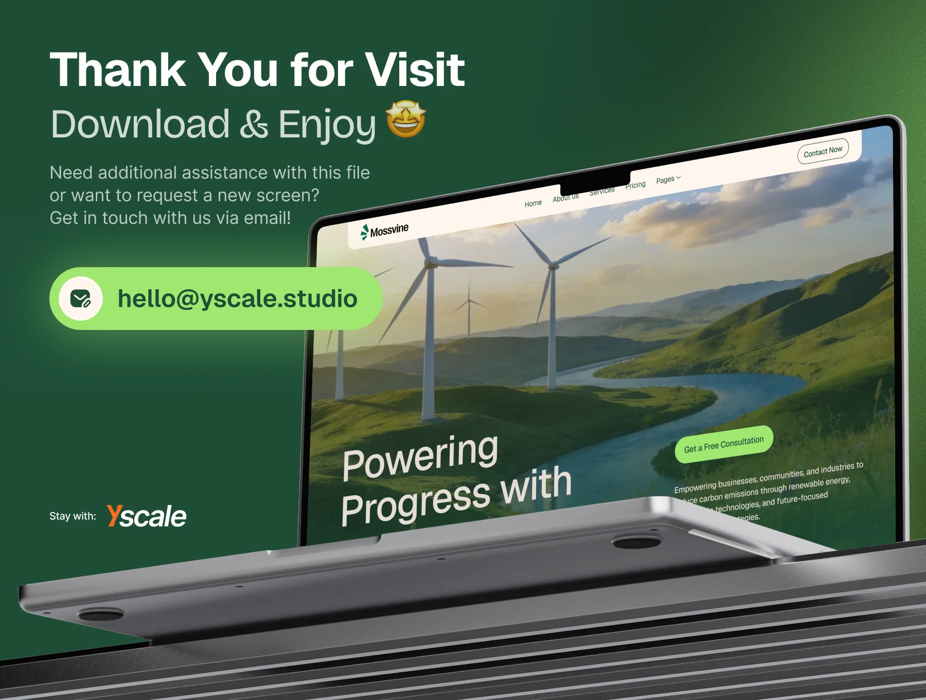 Sustainability & Renewable Energy Website Template - Mossvine 6