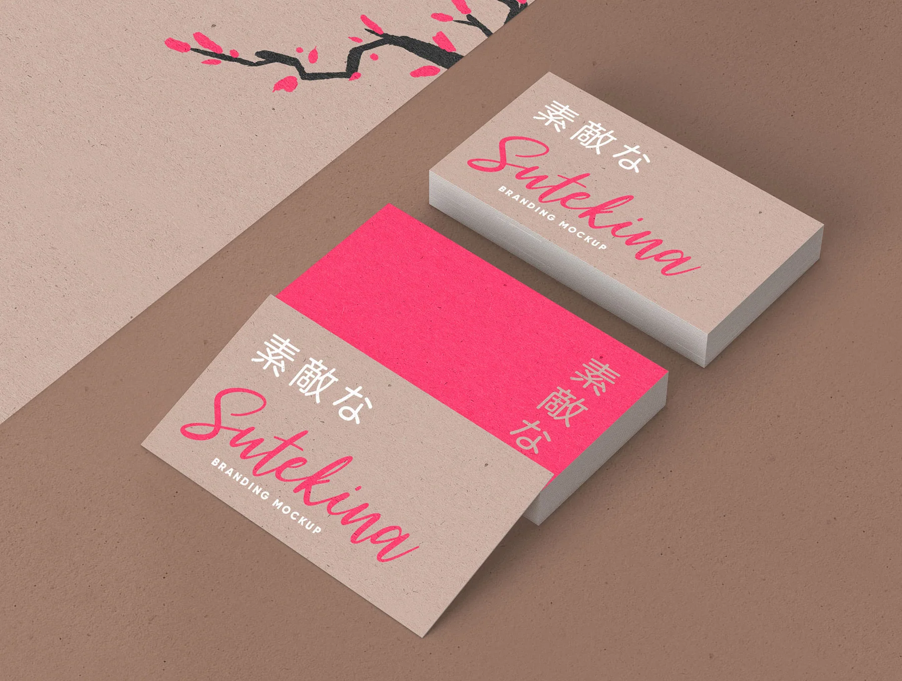 Sutekina Stationery Mockup 4