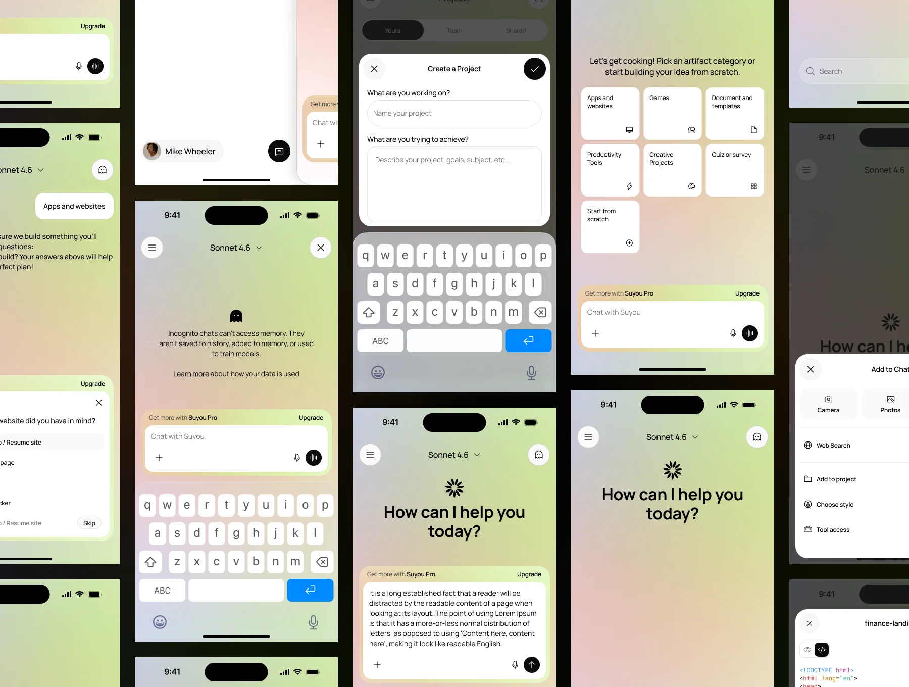 Suyou – AI Vibe Coding App UI Kit 3