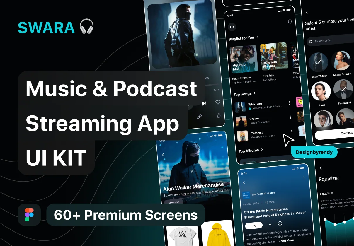 SWARA: Music & Podcast Streaming App Template