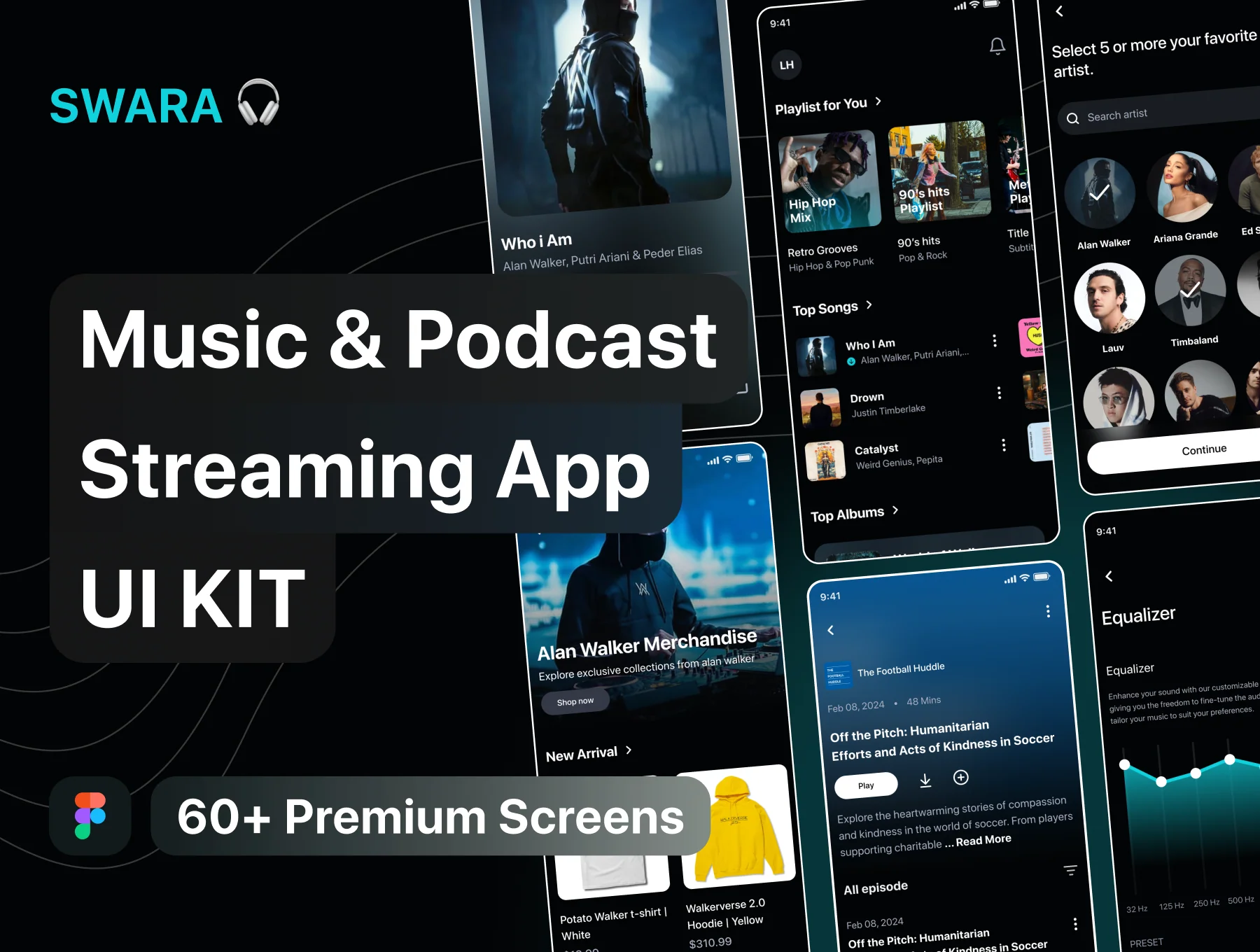 SWARA: Music & Podcast Streaming App Template