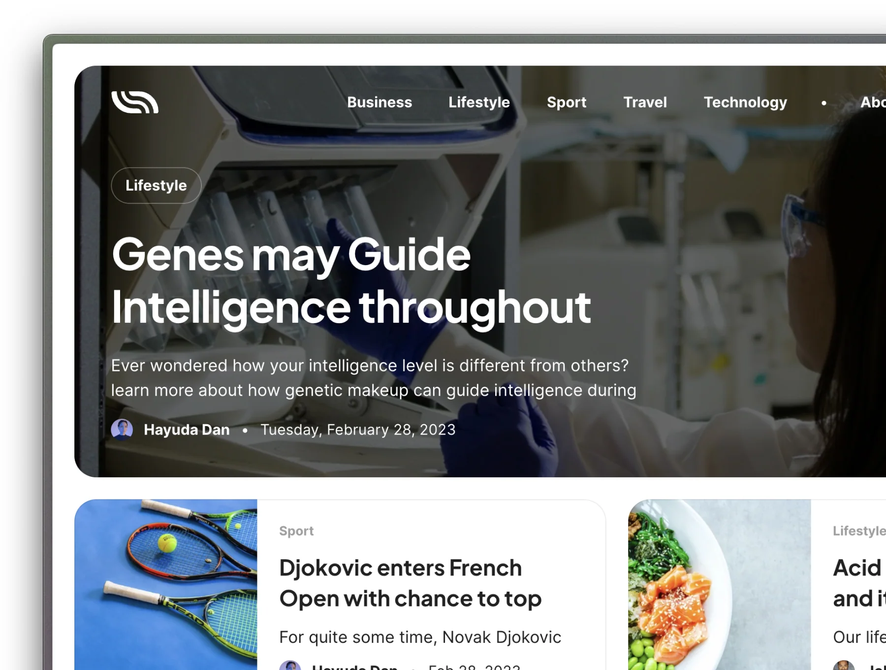 Swen (v1.1) — News, Articles, Blog Framer Template 2